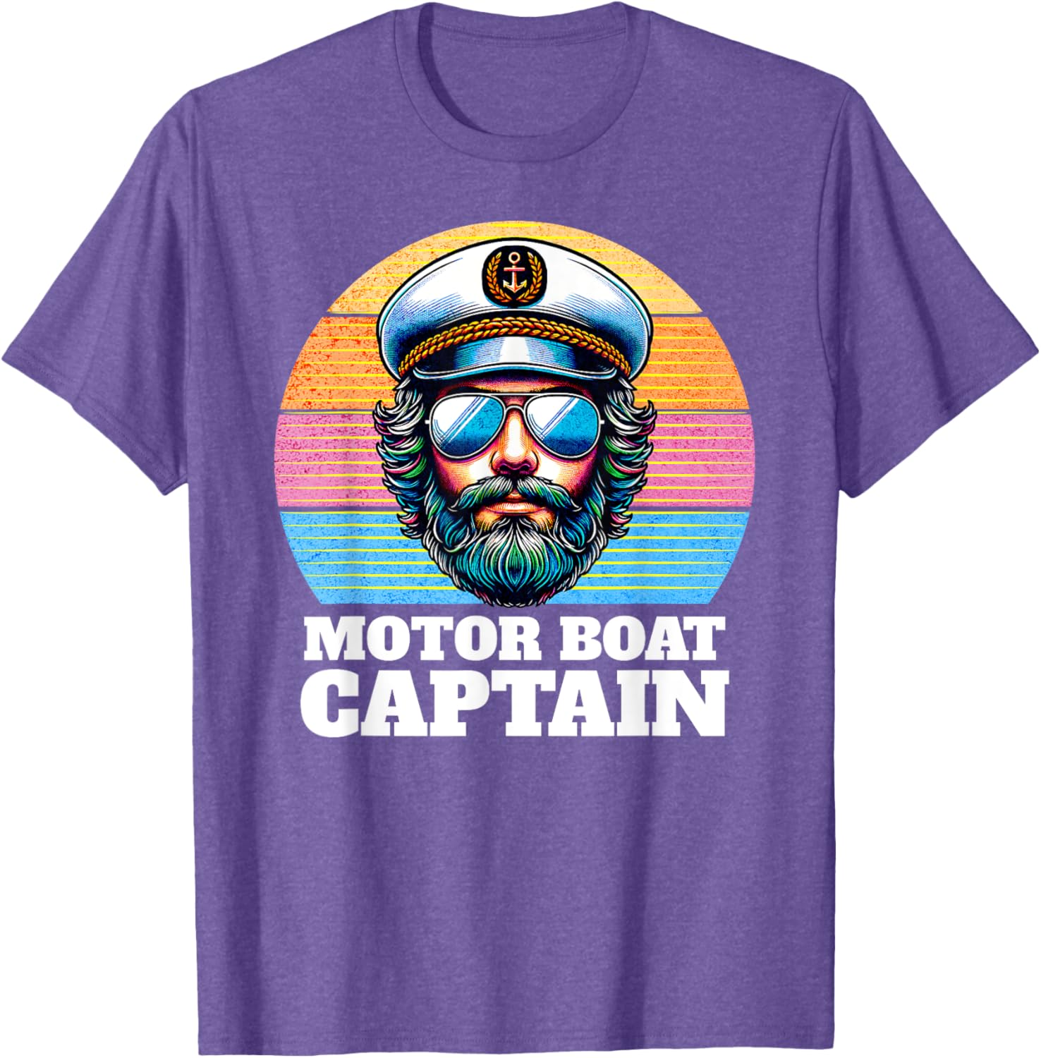 Funny Motor Boat Captain T-Shirt for Men and Women, Nautical Humor Apparel - 15