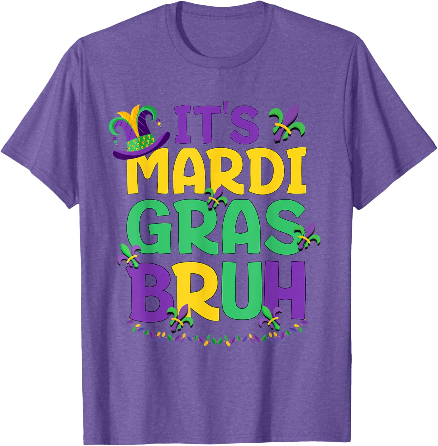 Cool Bruh Mardi Gras T-Shirt for Teens and Boys Celebrating Carnival Fun - 20