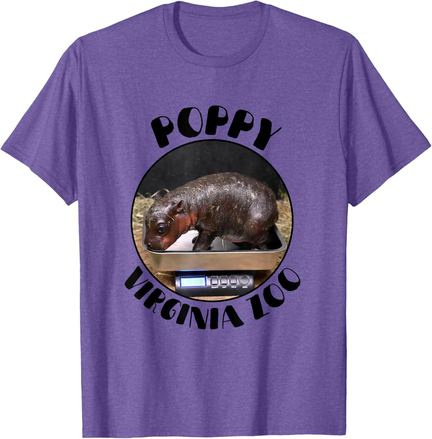 Poppy Virginia Zoo Pygmy Hippo T-Shirt Adorable Baby Hippo Shirt - 19
