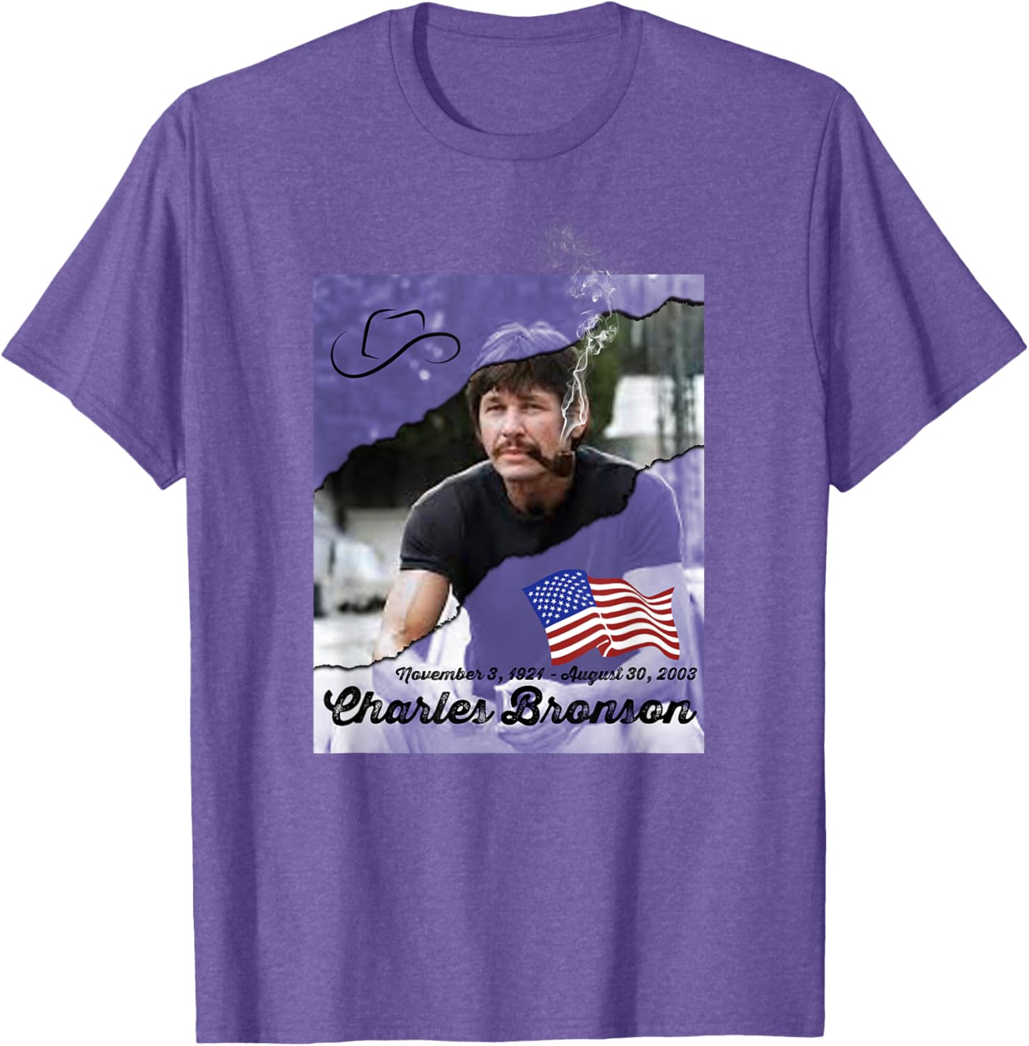 Charles Bronson 002 T-Shirt for Fans of Classic Movies and Style - 1