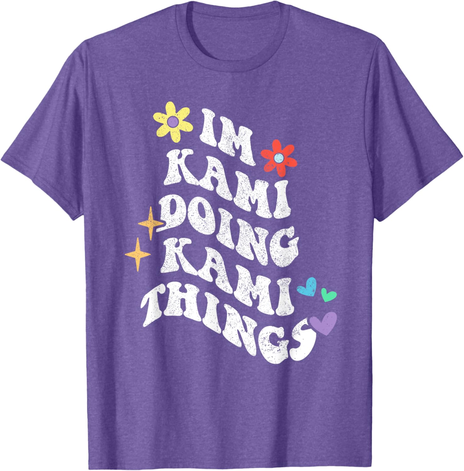 Retro Groovy Kami Doing Funny Things Mother's Day T-Shirt for Moms - 23
