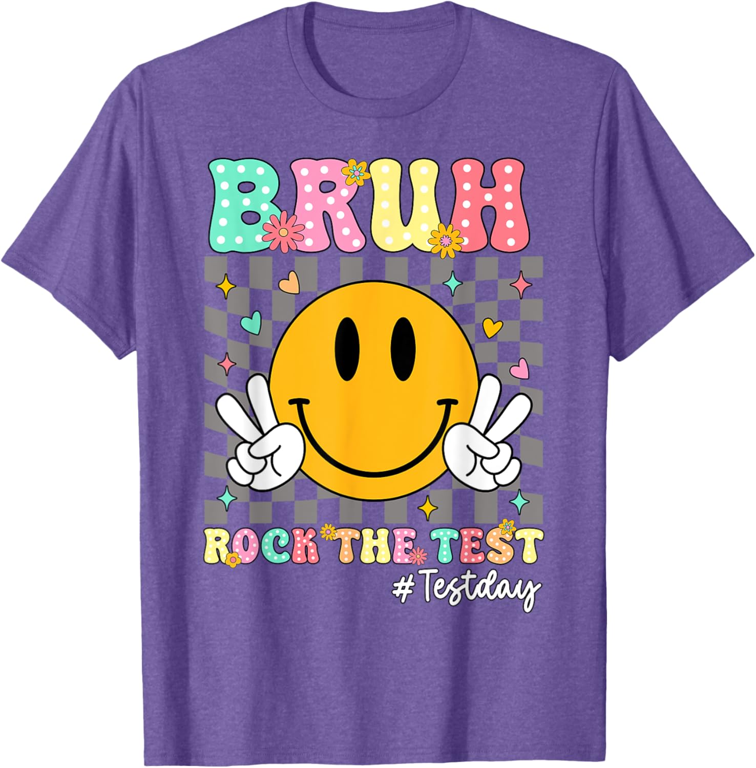 You Got This Test Day Smile Rock the Test Kids T-Shirt for Boys and Girls - 21