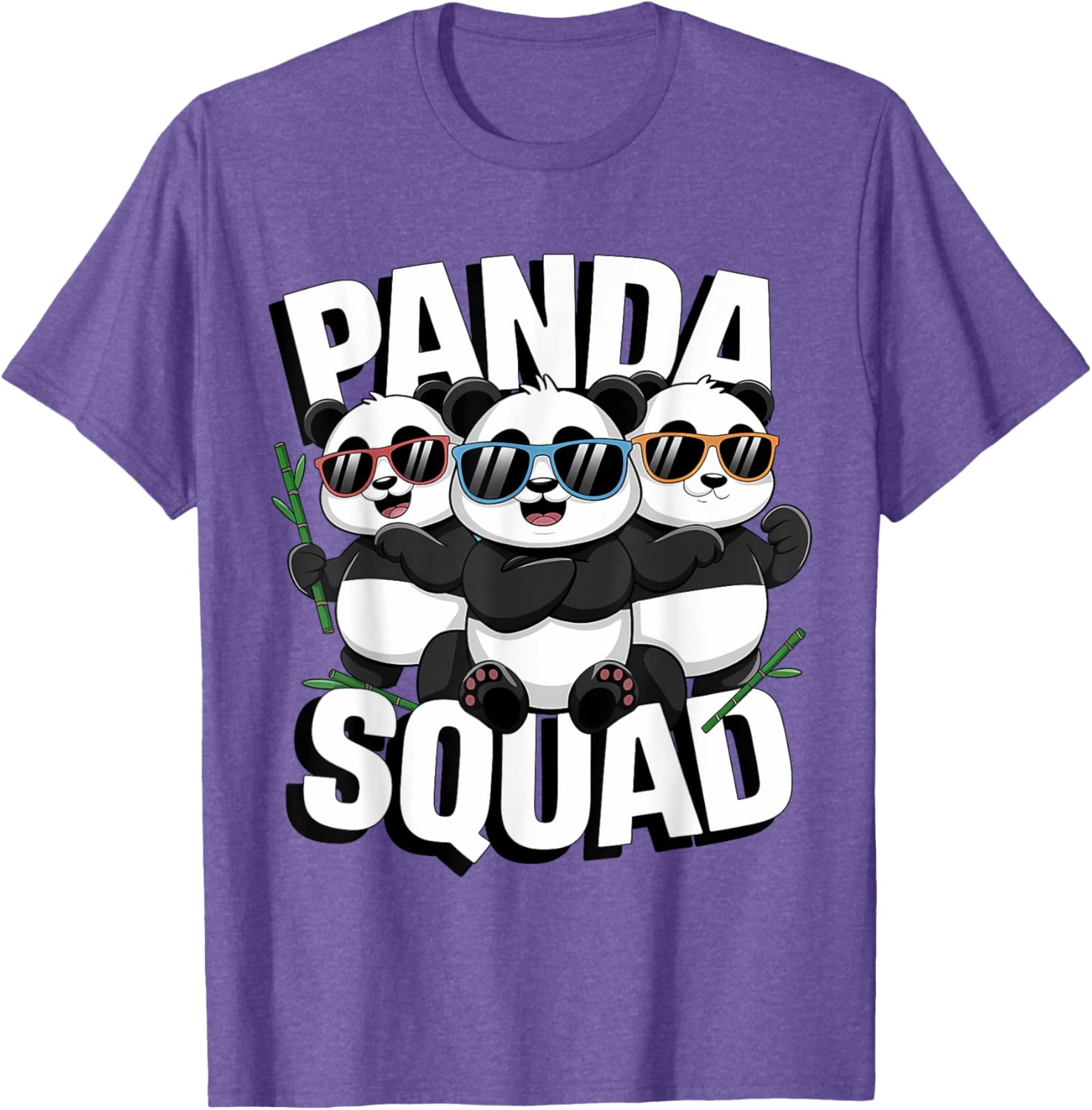 Panda Squad Family Matching T-Shirt for National Panda Day Fun - 23