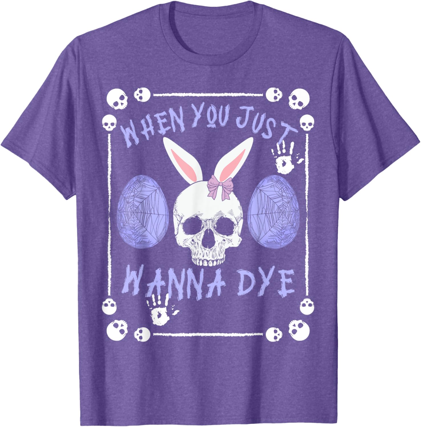 Fun Dye Skeleton Easter Eggs T-Shirt for Colorful Spring Celebrations - 2