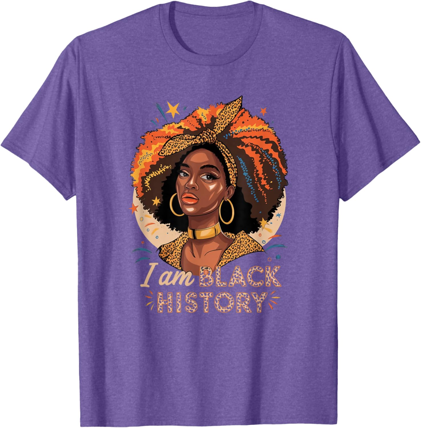 I'm Black History Afro Motif T-Shirt - Celebrate Heritage and Pride - 5