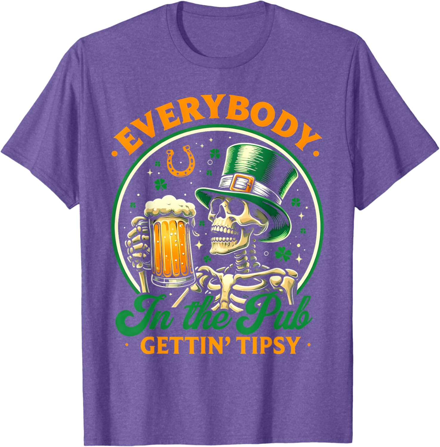 Tipsy St Patricks Day T-Shirt for Men and Women Celebrating at the Pub - 26