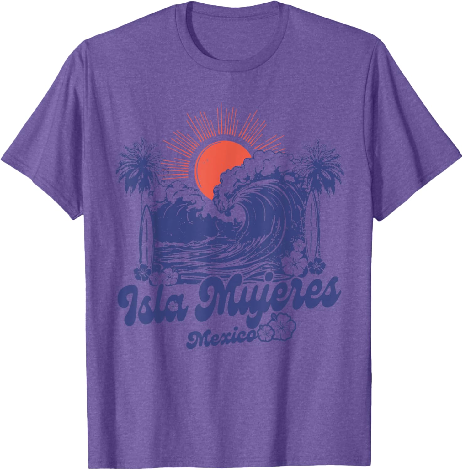 Isla Mujeres 2025 Vintage Surfing T-Shirt Retro 70s Style Apparel - 2