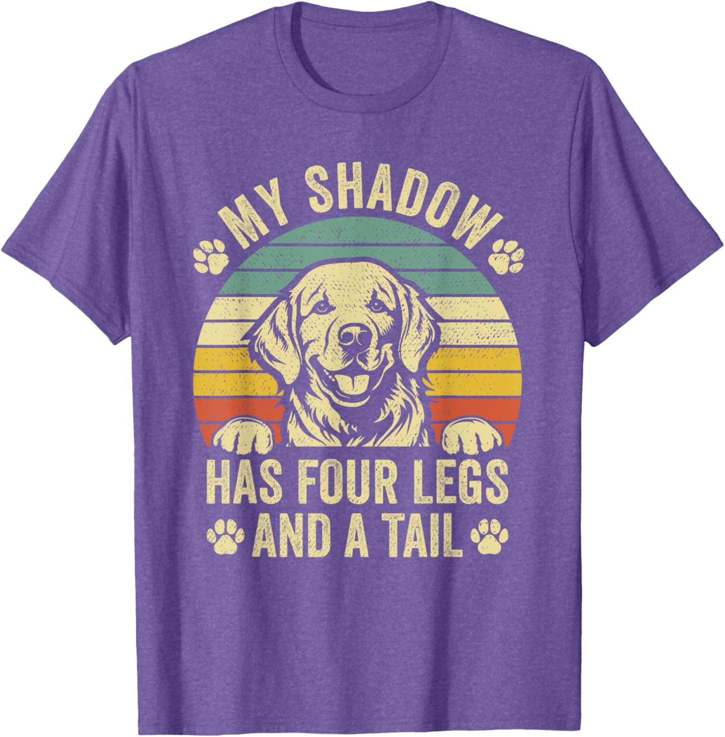 Cute My Shadow Has Four Legs And A Tail T-Shirt for Dog Lovers - 17
