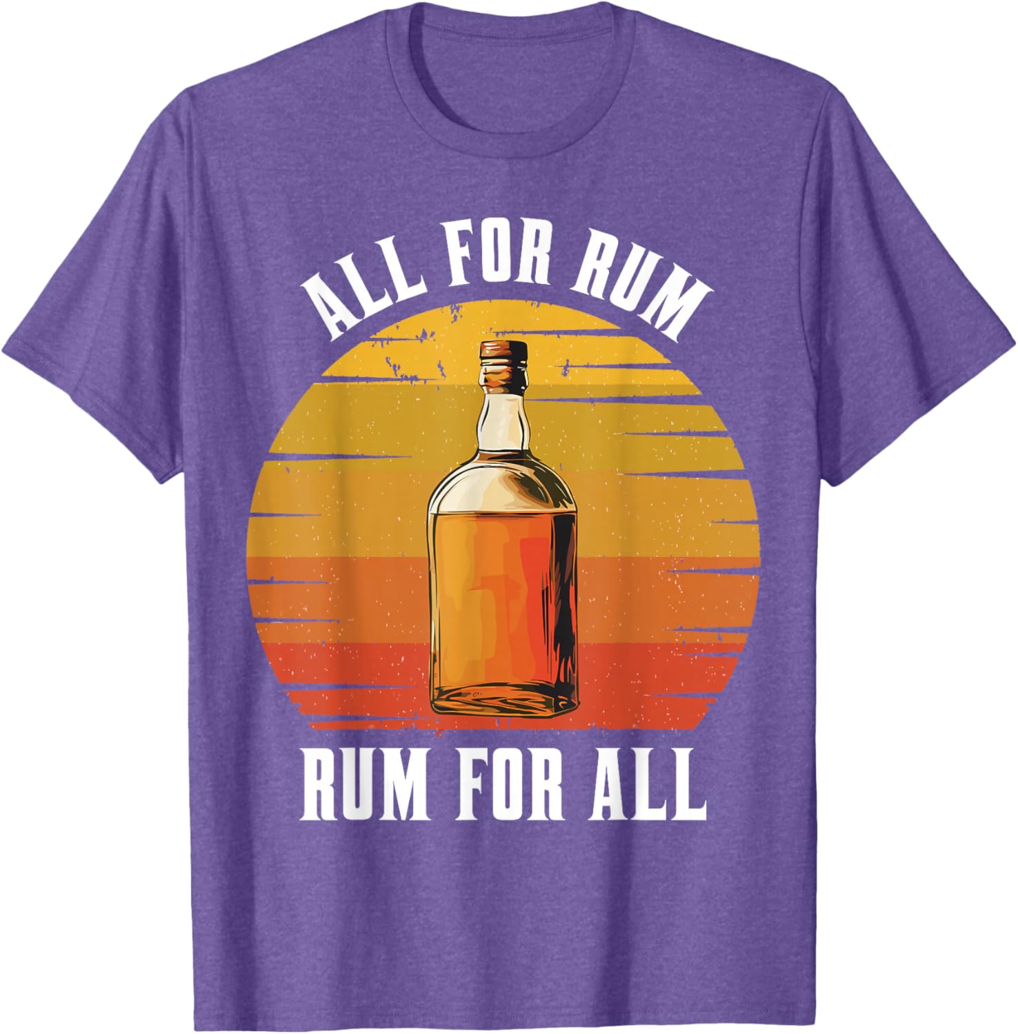 Vintage Rum Lovers T-Shirt for Drink Enthusiasts - All for Rum Design - 4