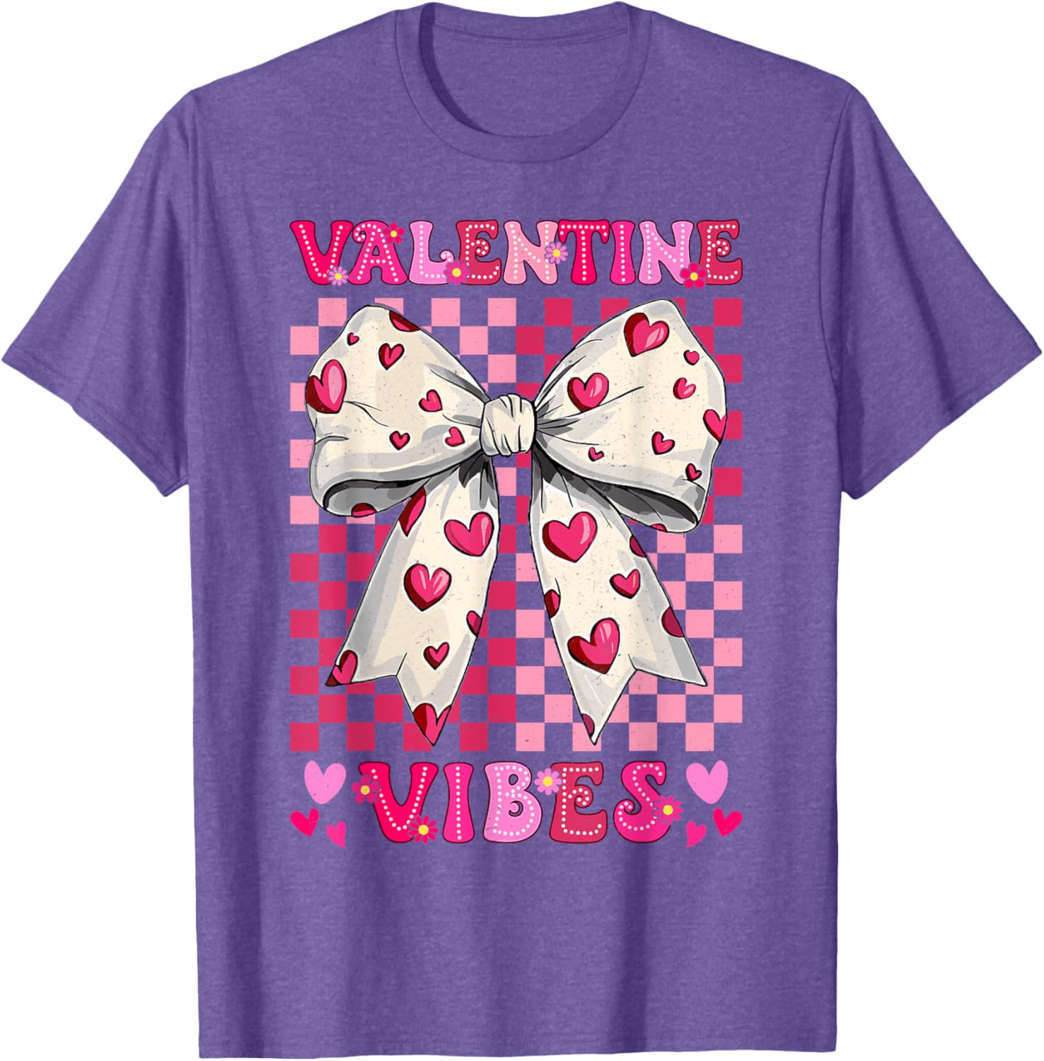 Retro Valentine's Day Heart T-Shirt for Kids - Fun Valentine's Vibes! - 1