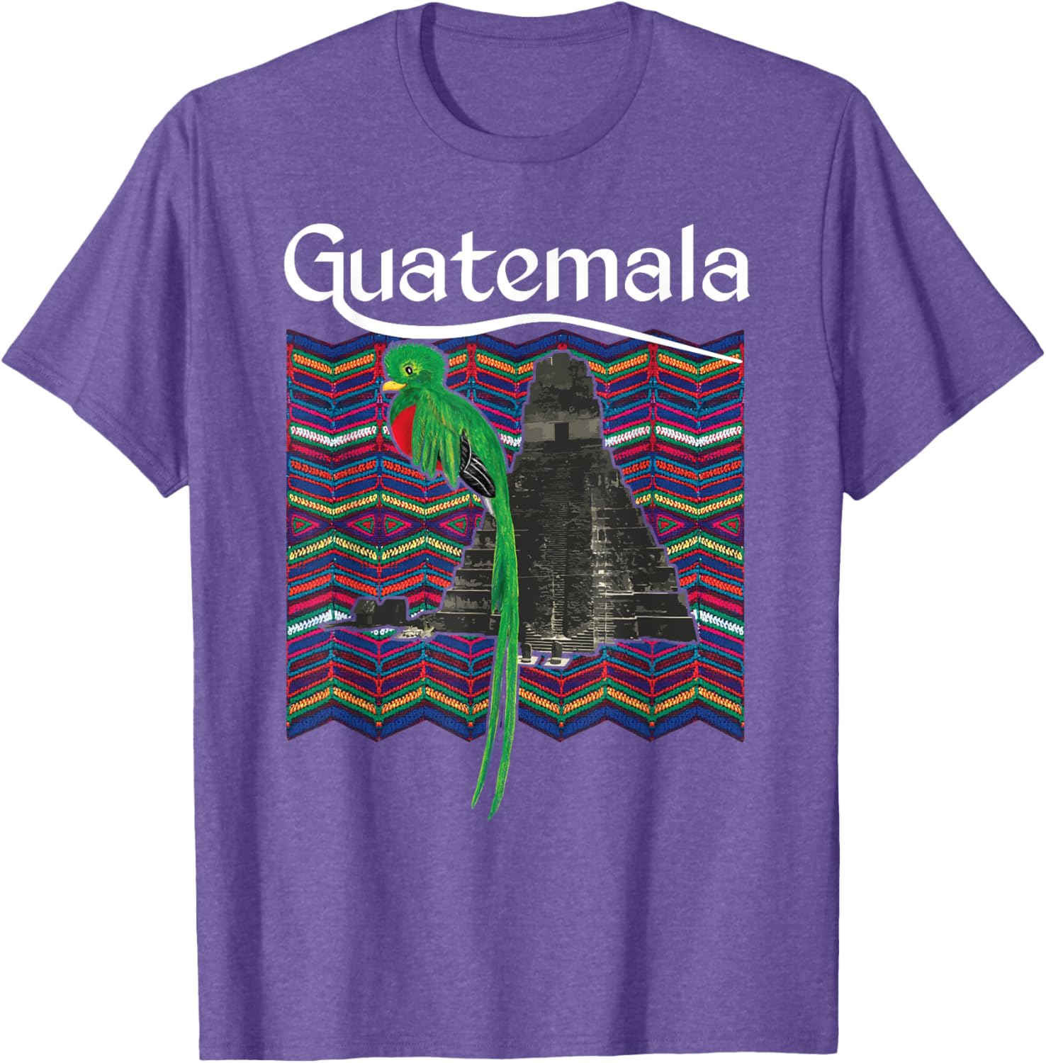 Quetzal Guatemala Traditional Maya T-Shirt – Chic Chapin Design - 14