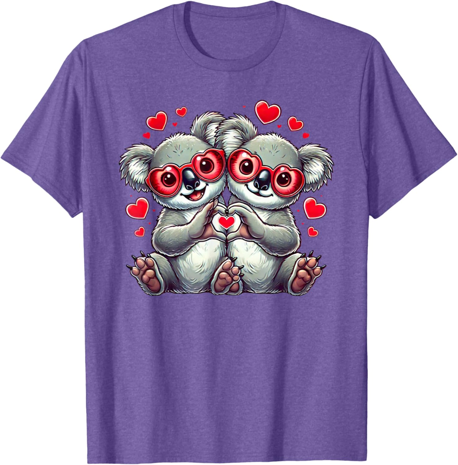 Funny Koala Heart Sign T-Shirt for Everyone - Perfect Valentine Gift! - 10