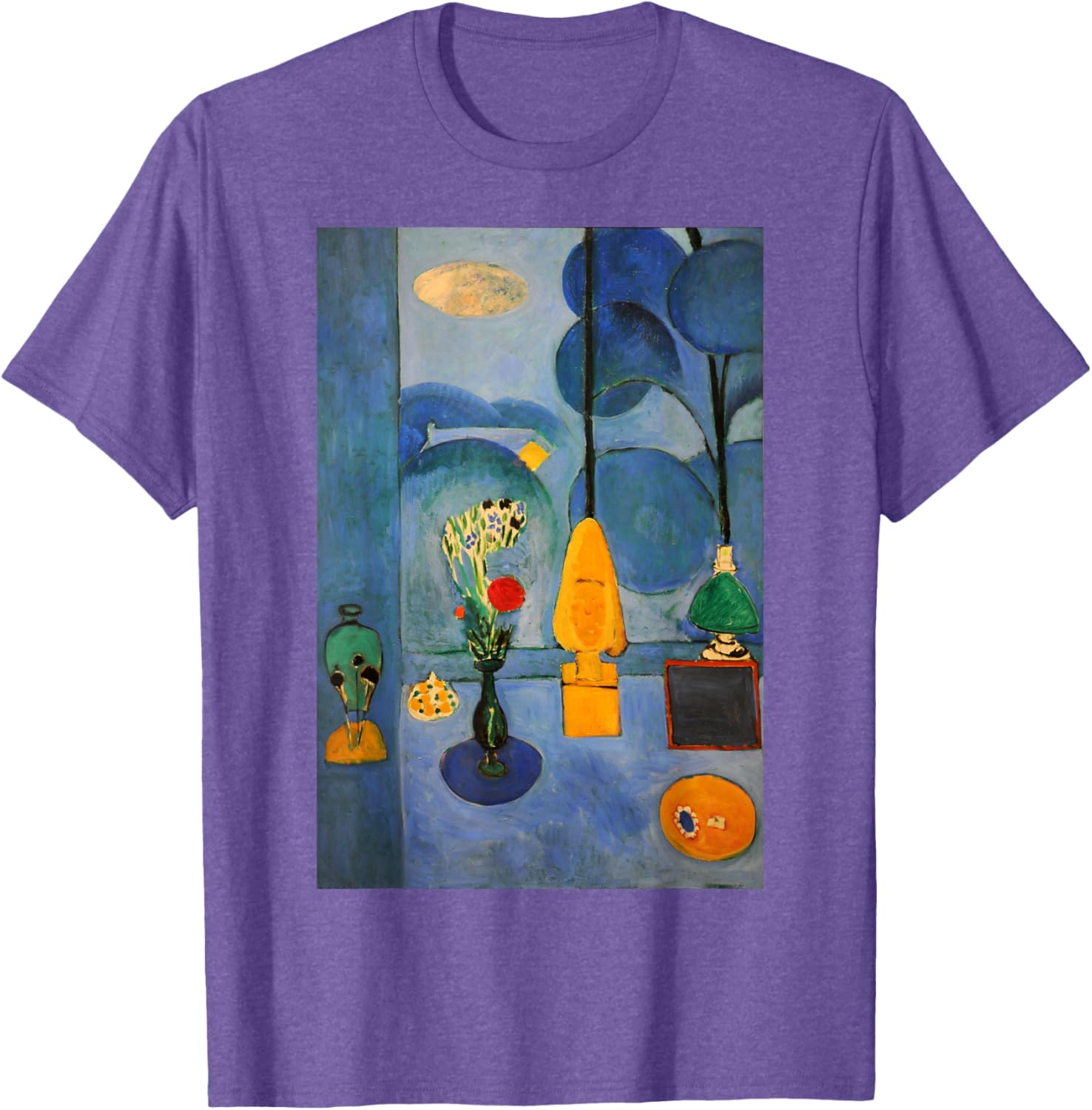 Matisse Blue Window T-Shirt – Stylish Art-Inspired Clothing for All - 28