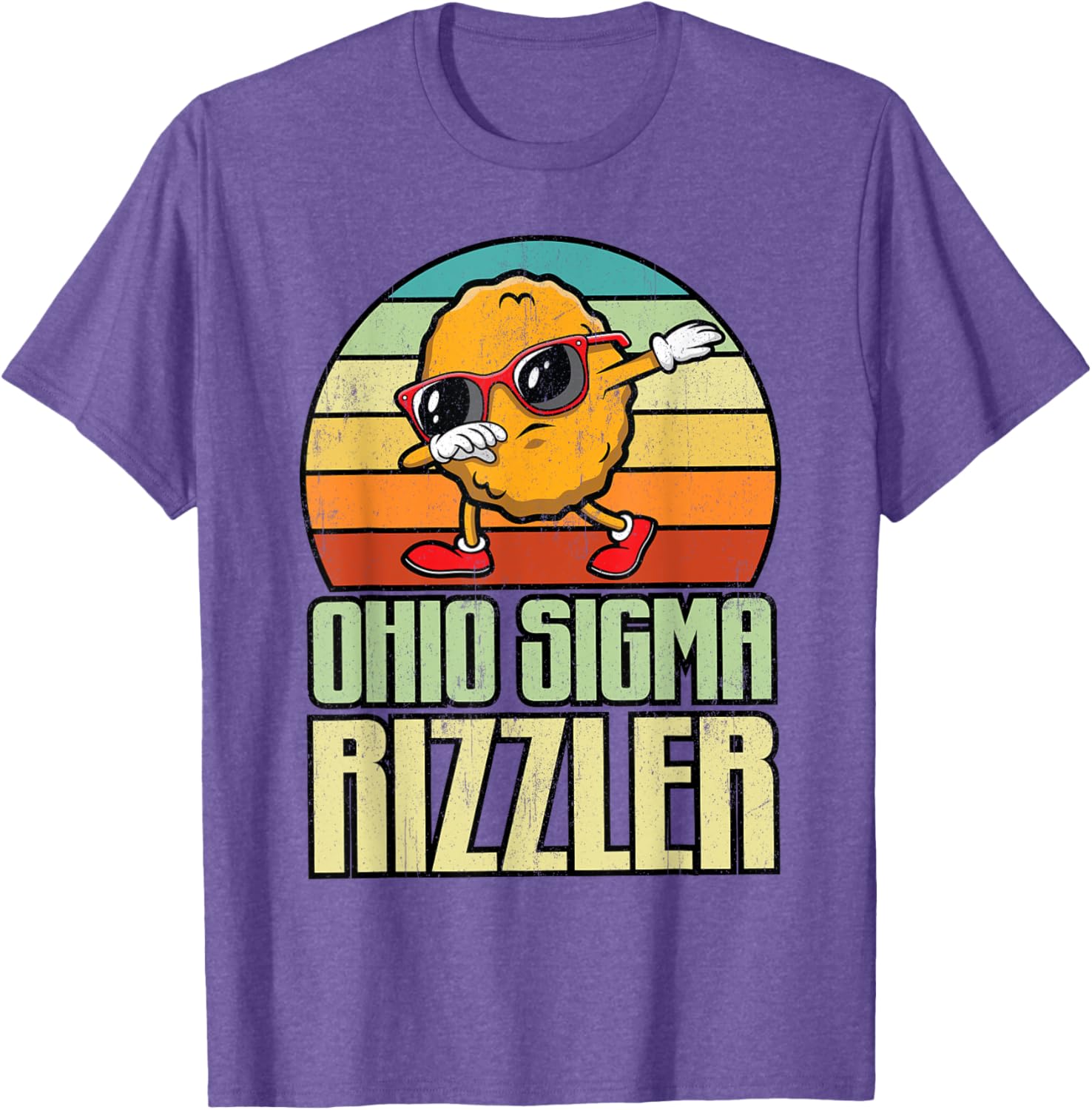 Ohio Sigma Rizzler Funny Chicken Nugget Meme T-Shirt for Food Lovers - 18