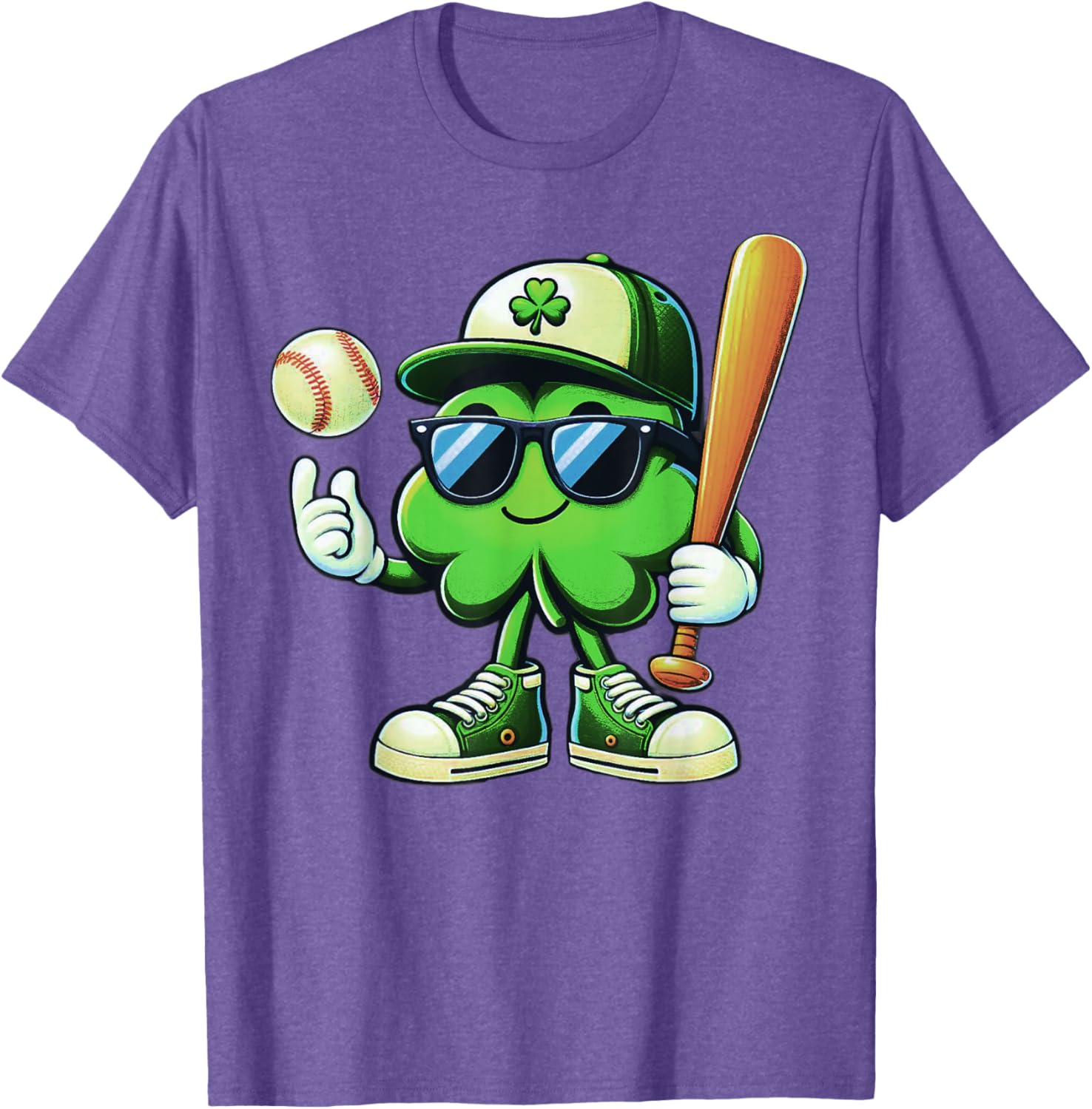 Funny Shamrock Baseball Shirts for Boys Kids St Patricks Day T-Shirt - 11