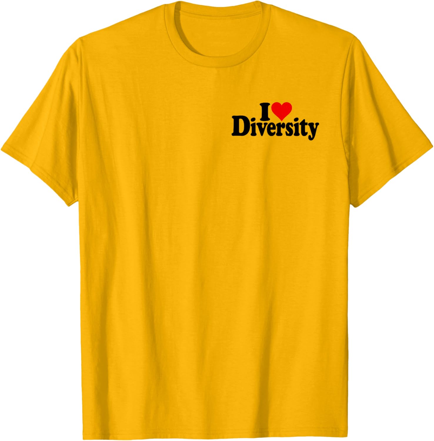 I Love Heart Diversity Strength in Diversity T-Shirt for Everyone - 3
