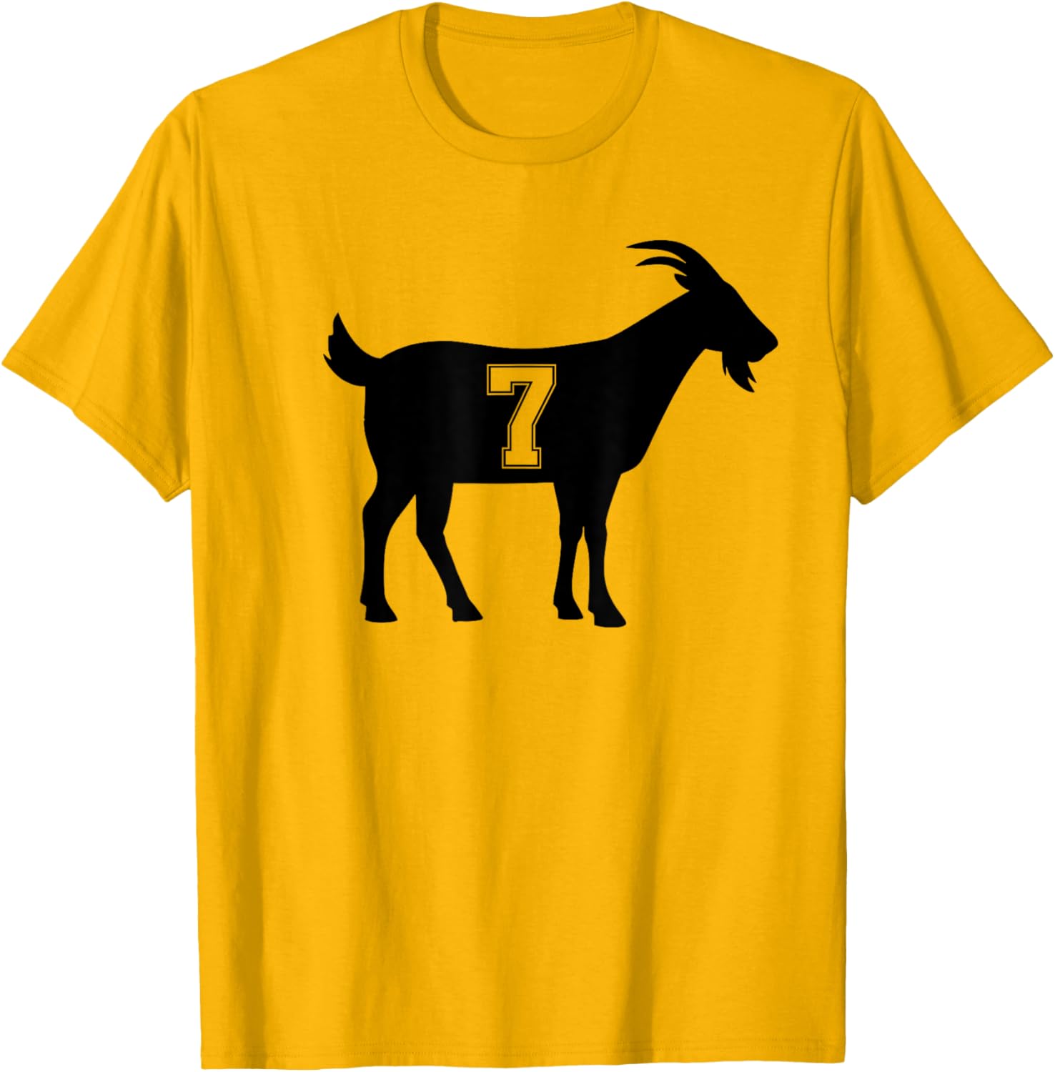 Goat 7 G.O.A.T. Number Seven Goat Graphic T-Shirt for Casual Style - 8
