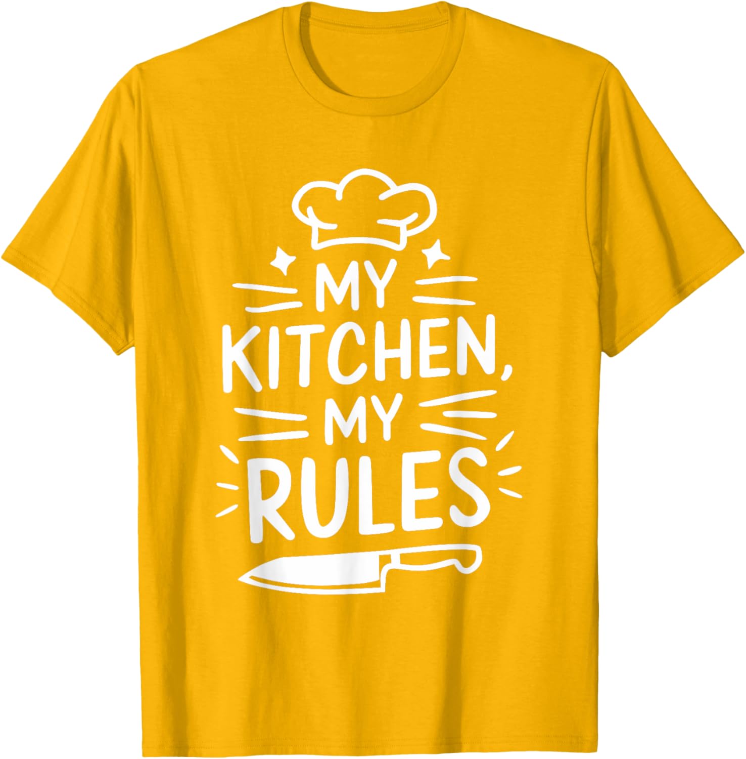 My Kitchen My Rules Chef T-Shirt for Cooking Enthusiasts - 5