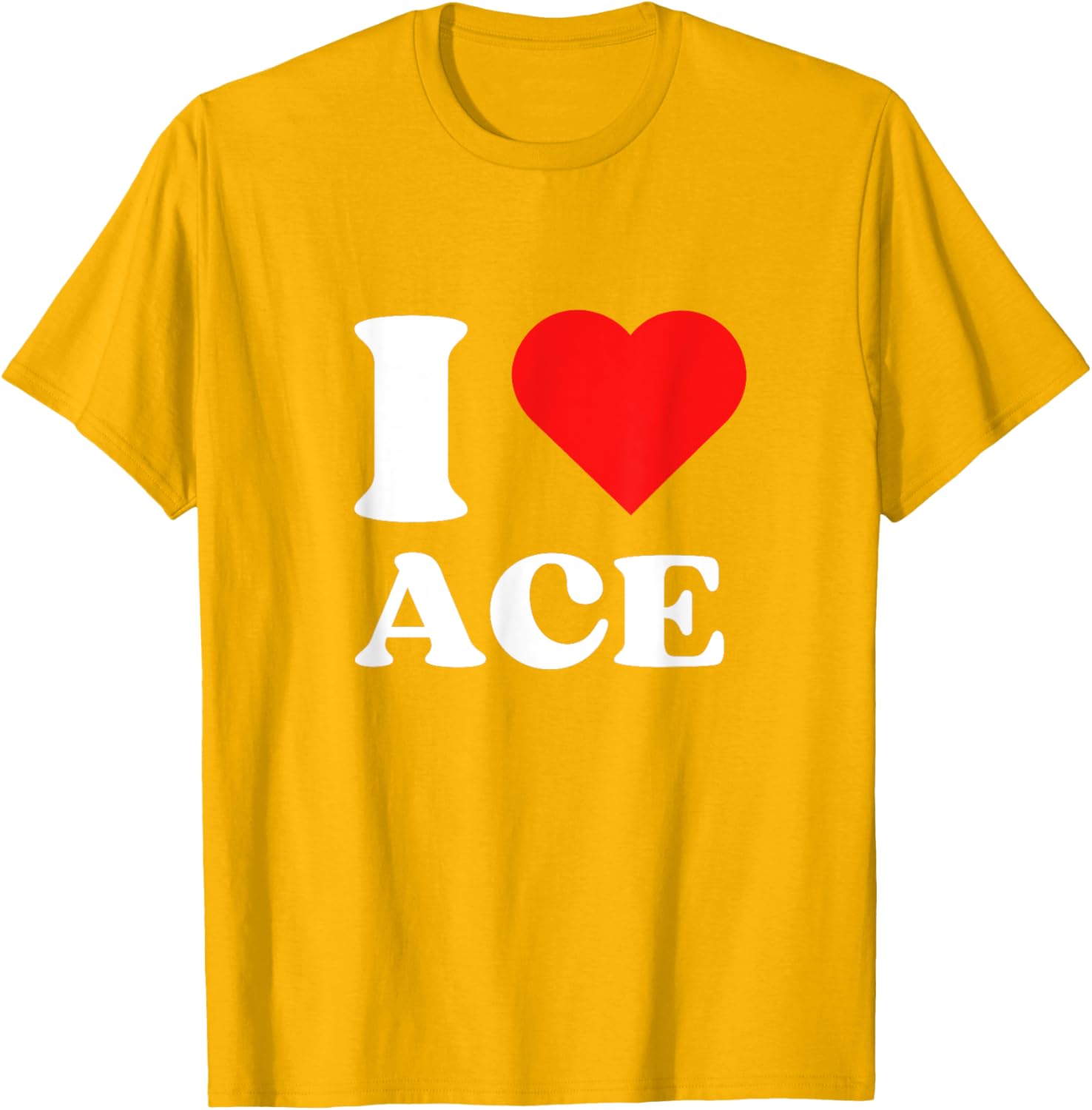 I Love Ace Y2K Valentine's Day T-Shirt for Trendy Fashion Lovers - 10