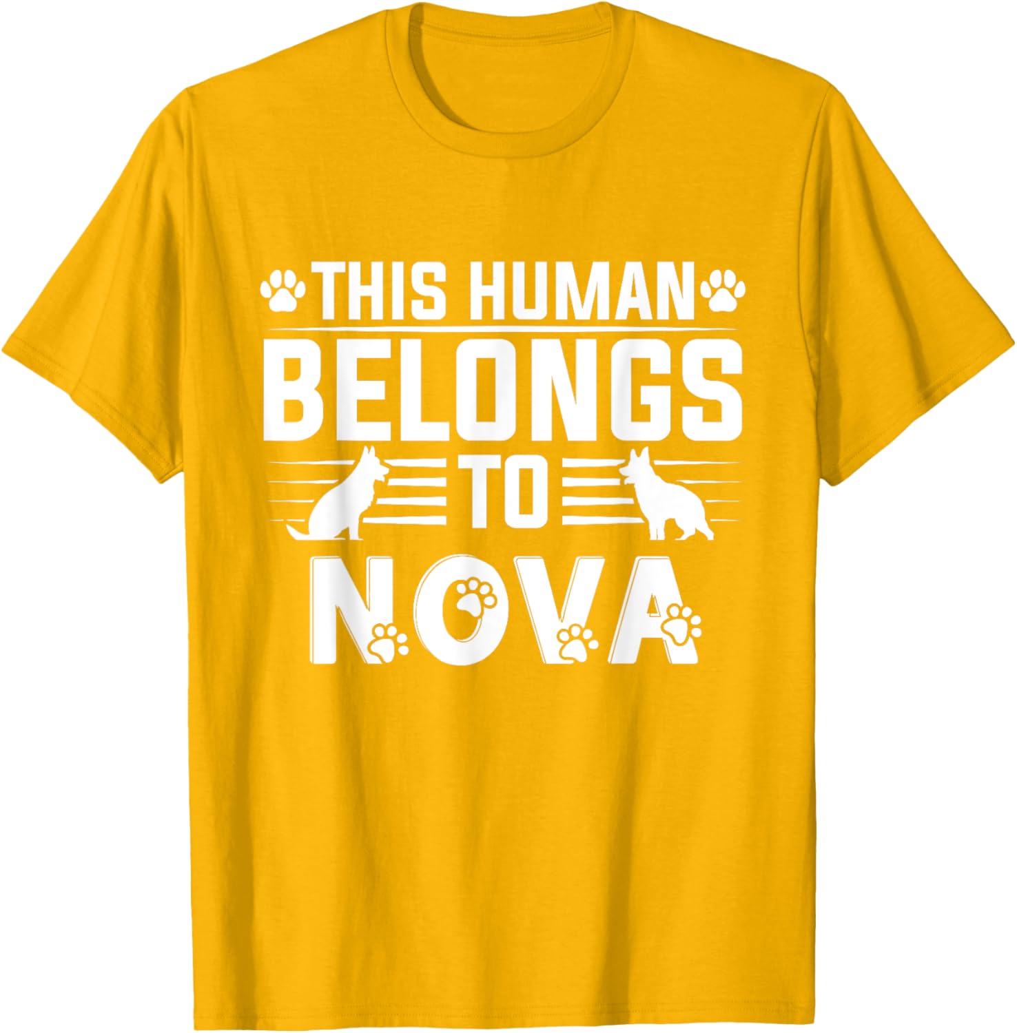 Personalized Nova Dog T-Shirt for Men, Women, Girls, and Kids - 14
