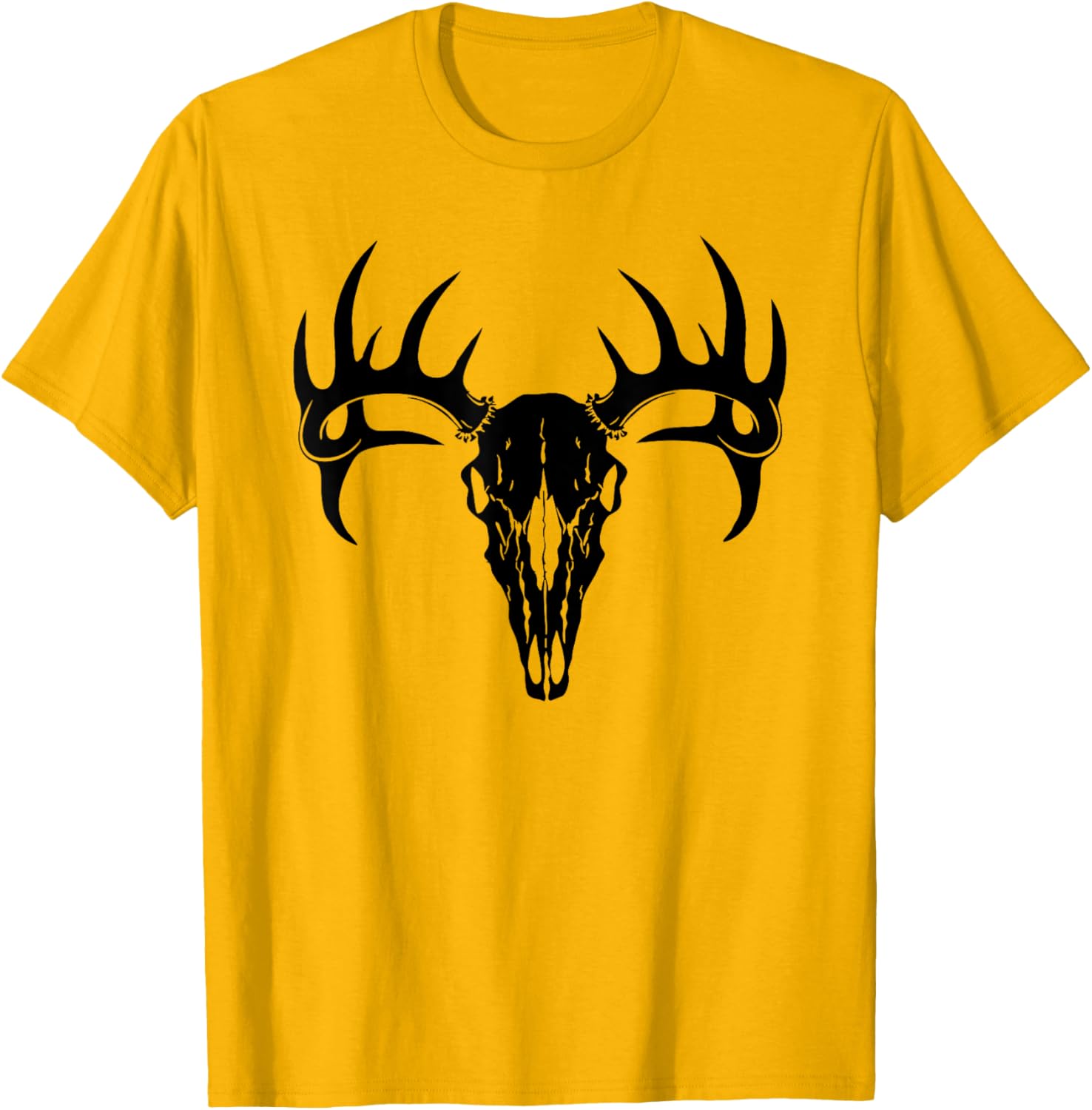 Stylish Deer Antler Deer Skull T-Shirt for Outdoor Enthusiasts - 25