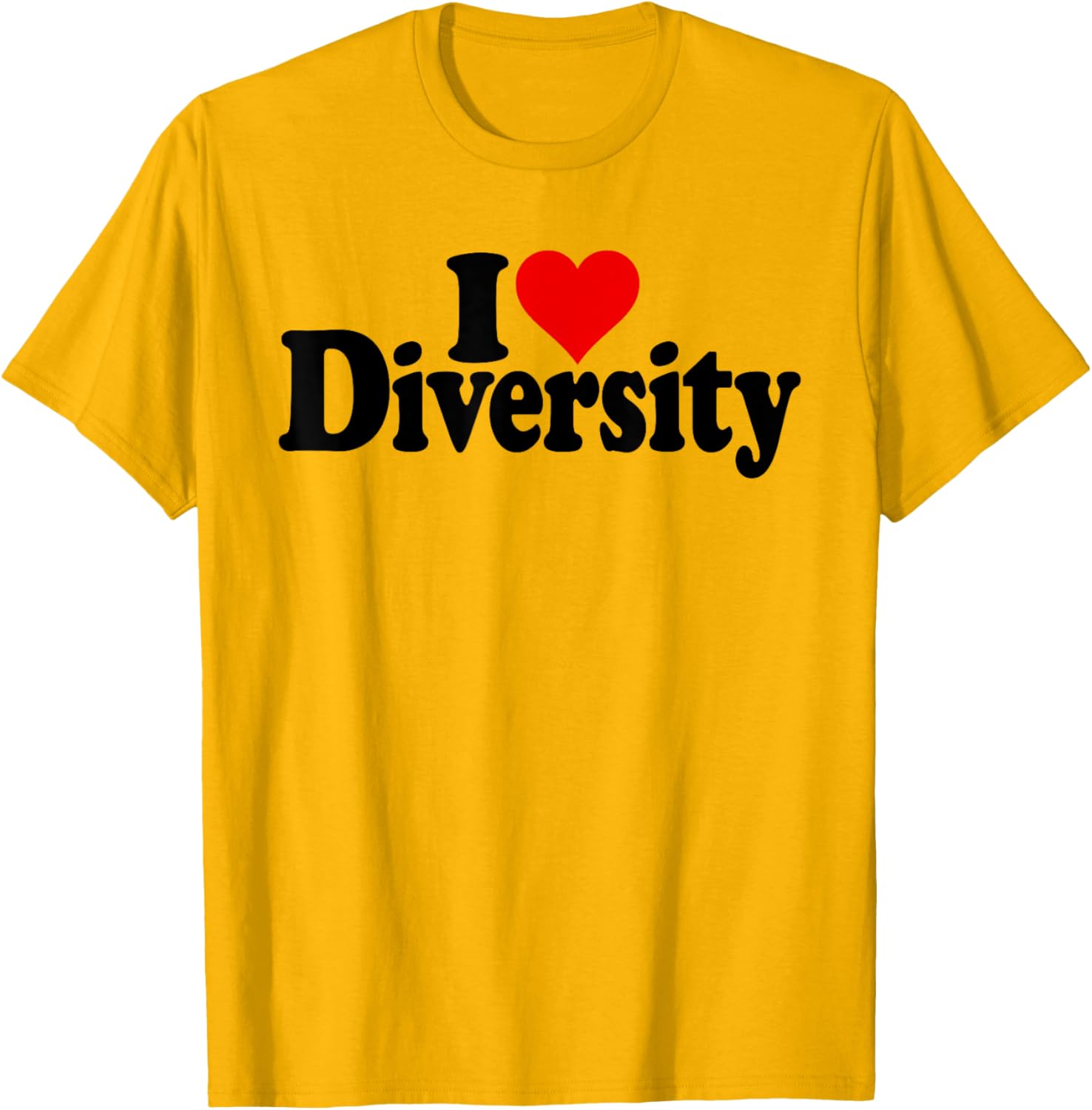 I Love Heart Diversity Strength in Diversity T-Shirt for All Occasions - 1