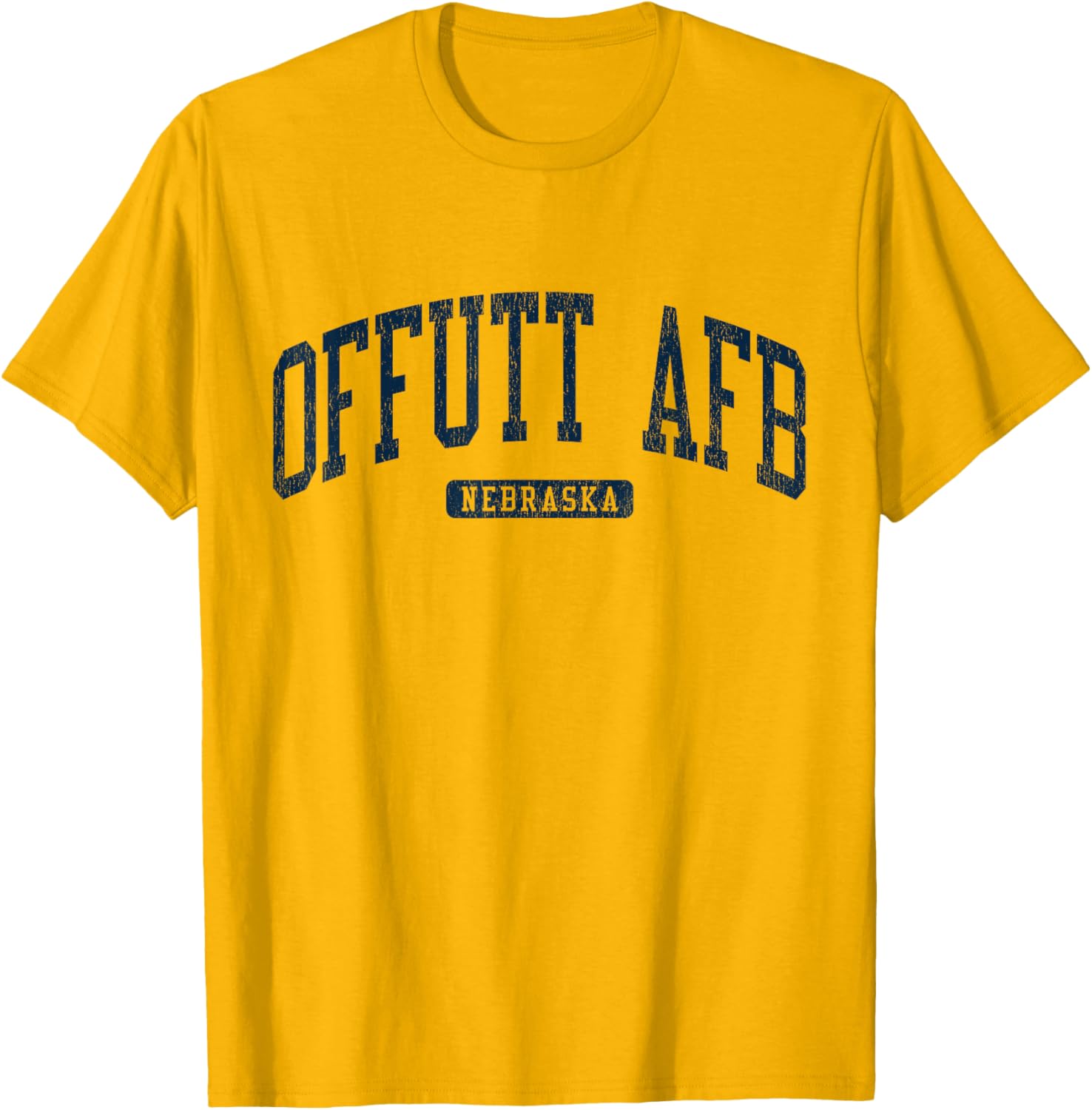 Offutt AFB Nebraska College Style Blue T-Shirt for Campus Life Fun - 9