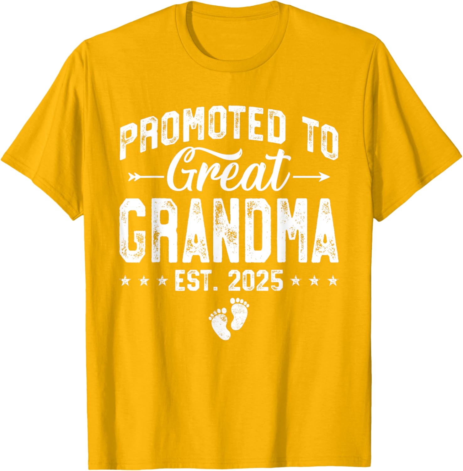 Promoted to Great Grandma 2025 Cute T-Shirt for New Grandparents - 8