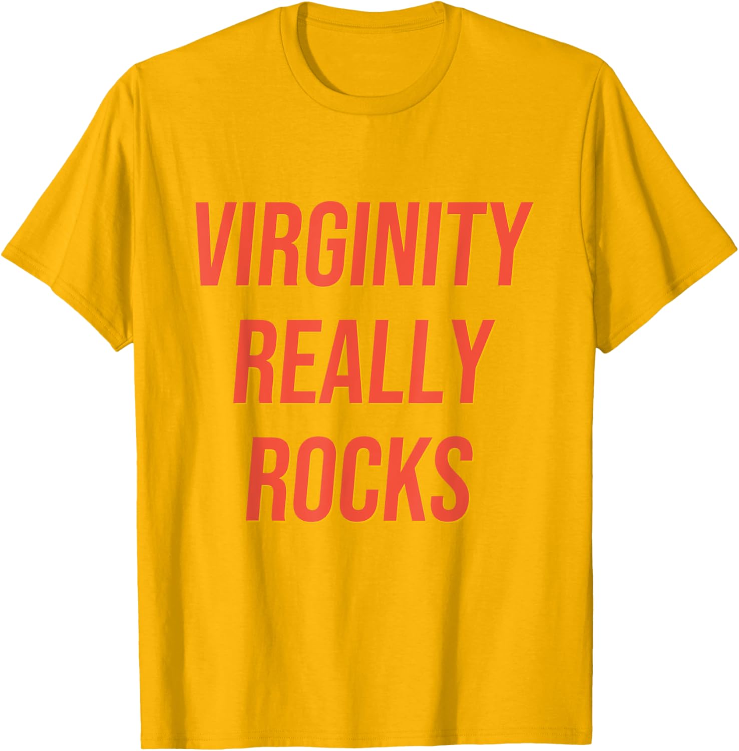 Funny Virginity Rocks T-Shirt for Men and Women - Humorous Graphic Tee - 5
