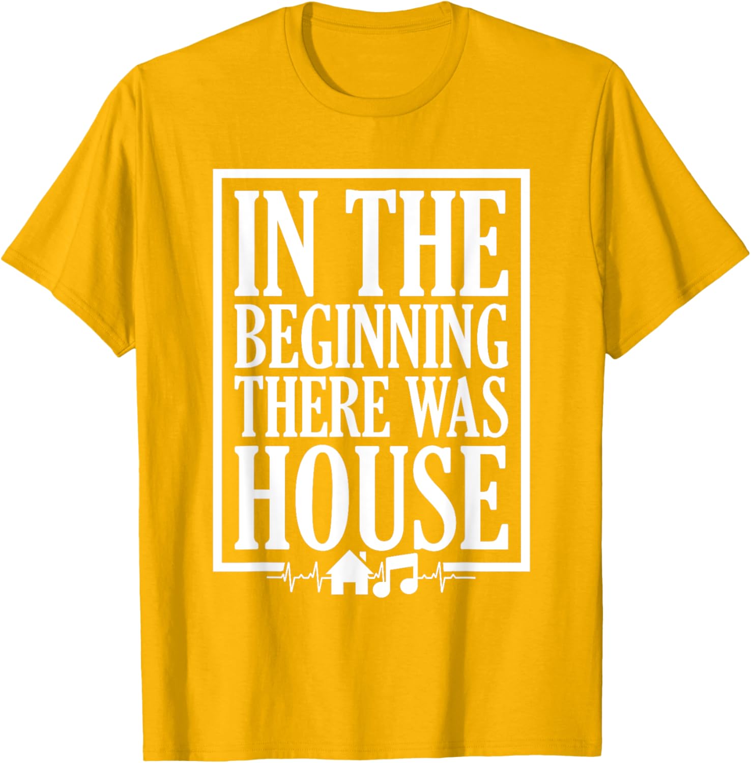 In The Beginning There Was House DJ T-Shirt for House Music Lovers - 8