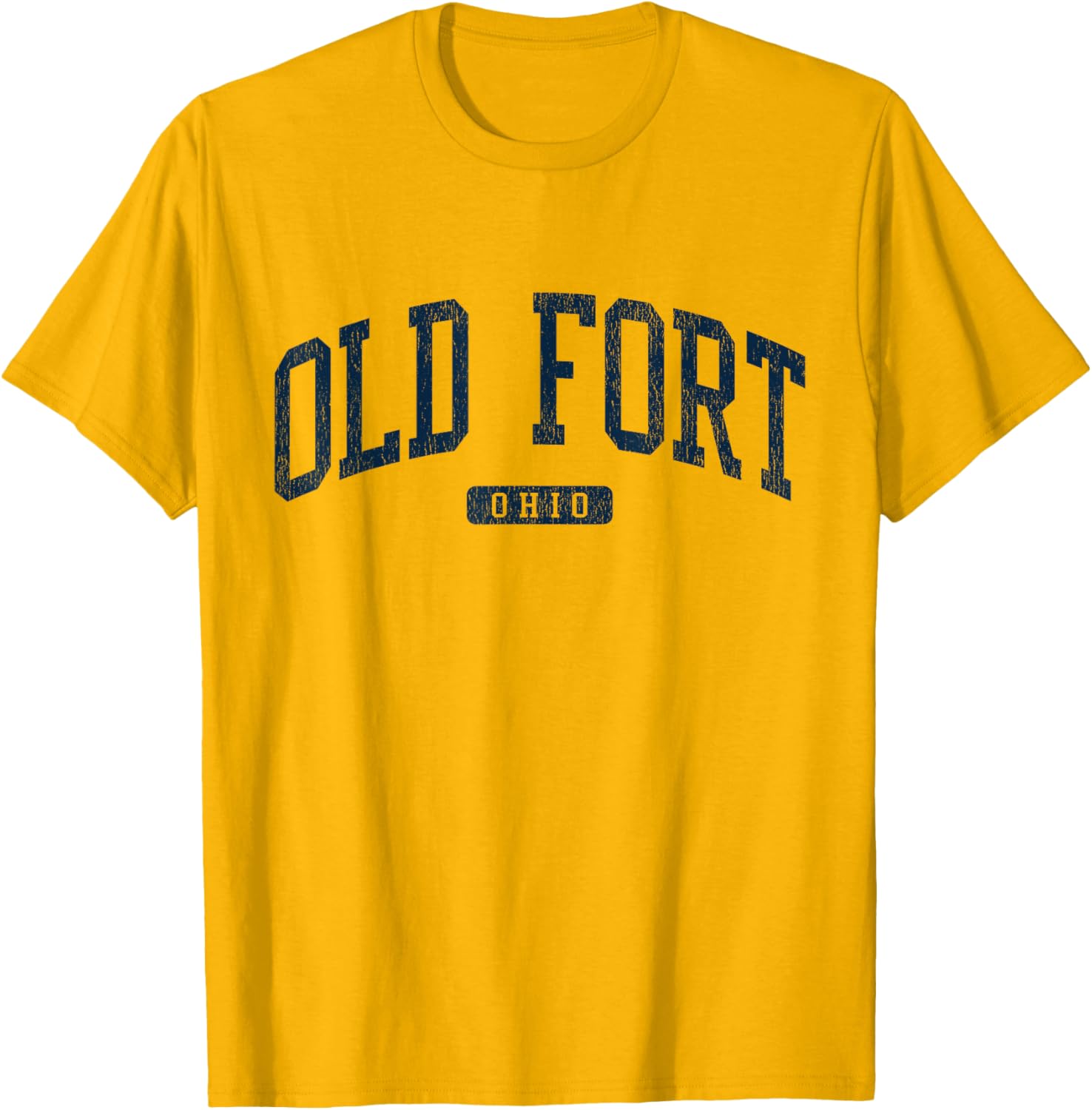 Old Fort Ohio College Style Blue T-Shirt for Comfort and Style - 13