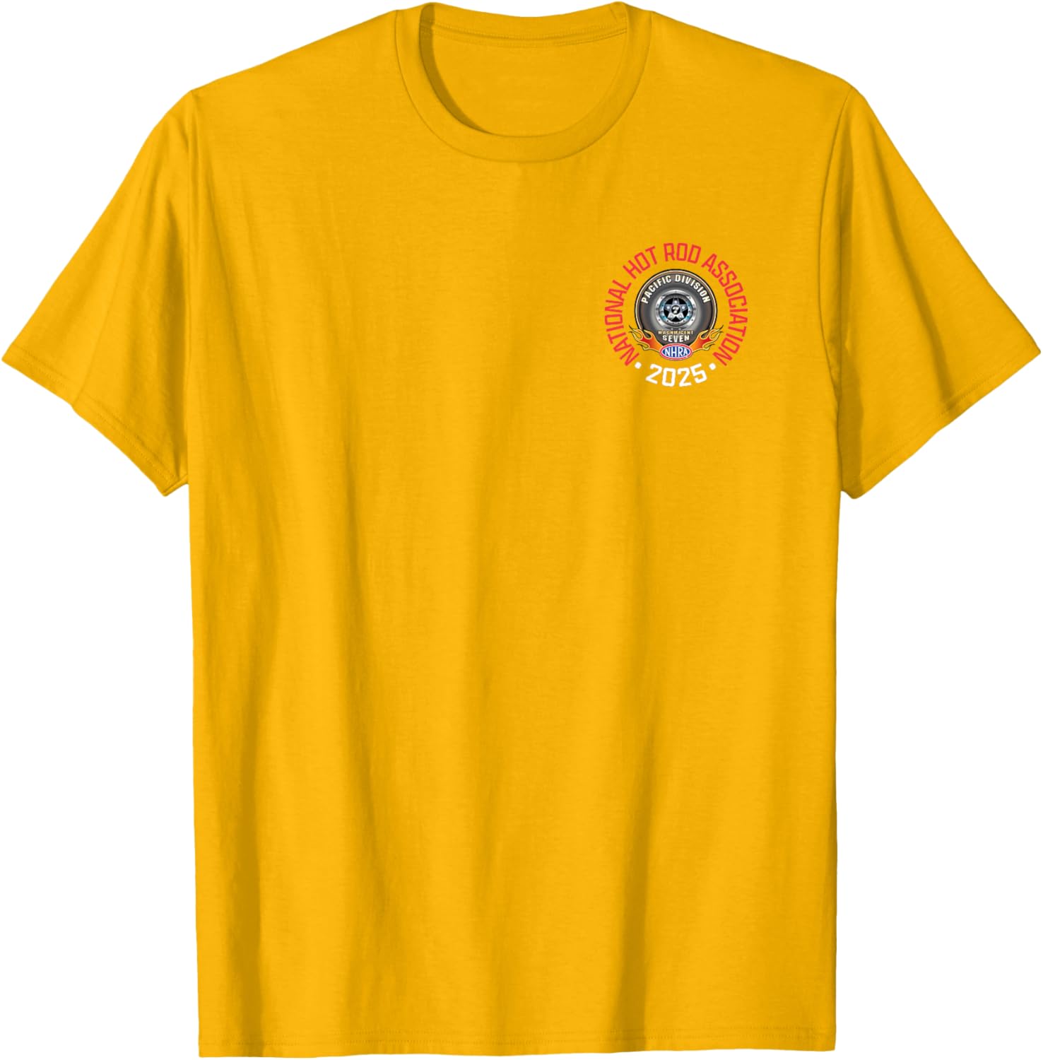 NHRA Pacific Division Circle Logo T-Shirt for Racing Fans and Enthusiasts - 4