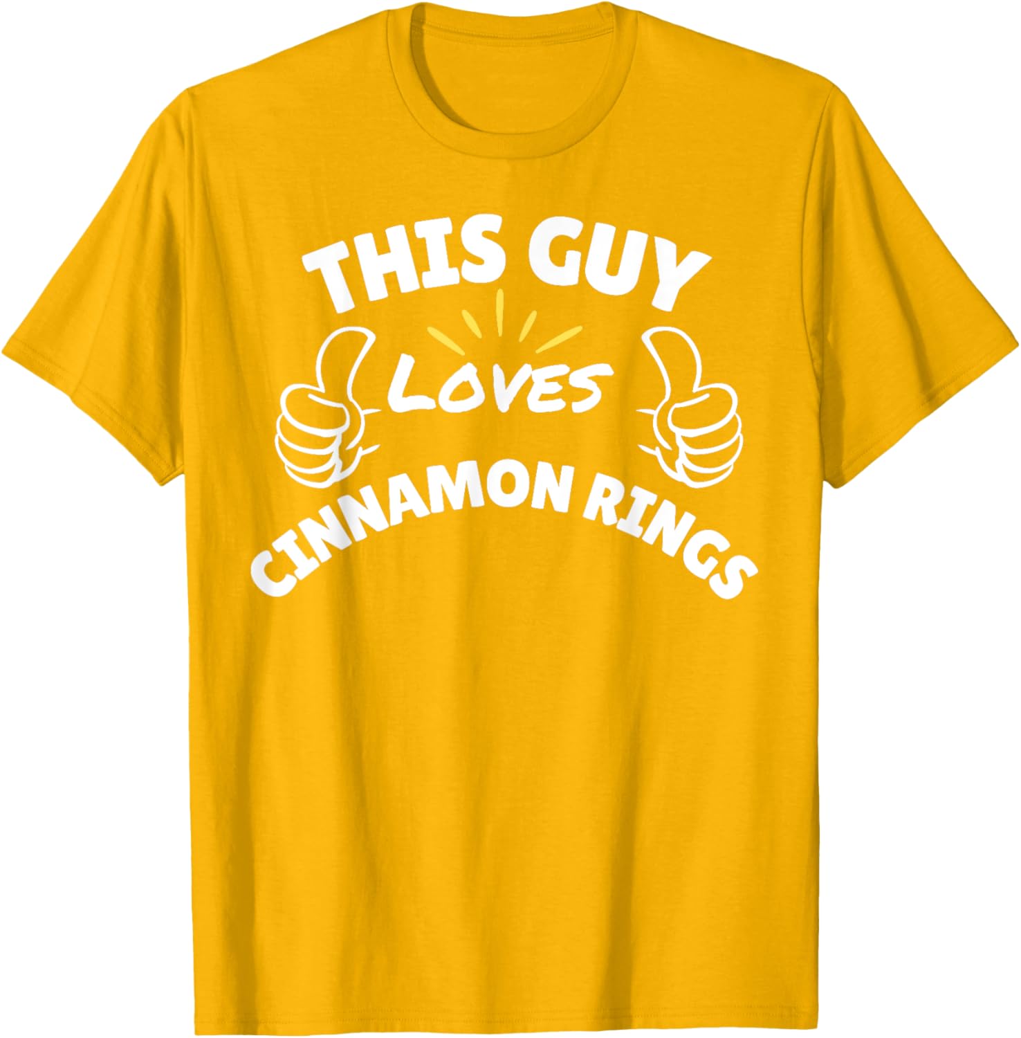 Funny Cinnamon Rings Graphic T-Shirt for Food Lovers and Snacks Fans - 5