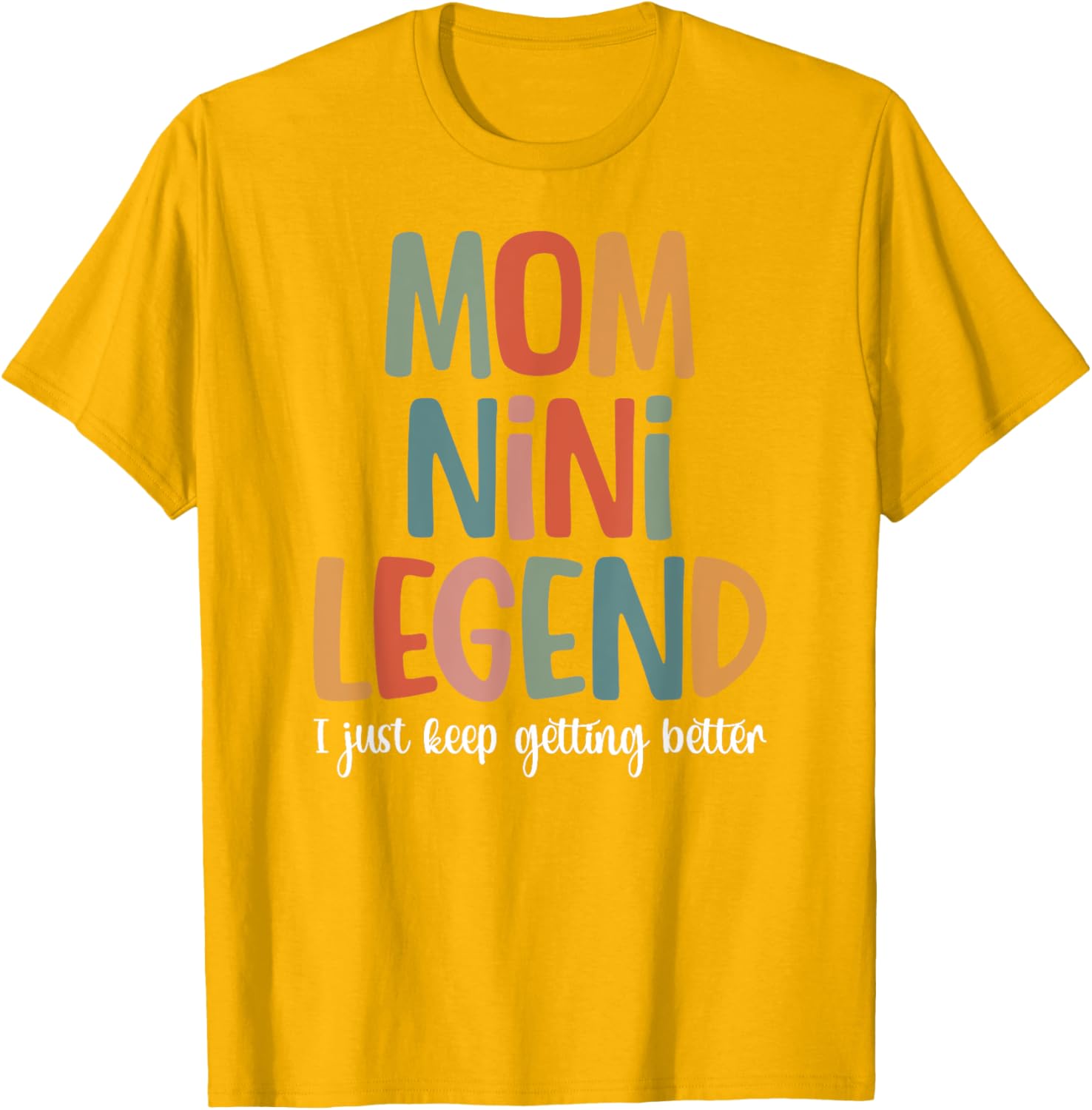 Mom Nini Legend T-Shirt for Grandmothers – Cute and Stylish Gift Idea - 11