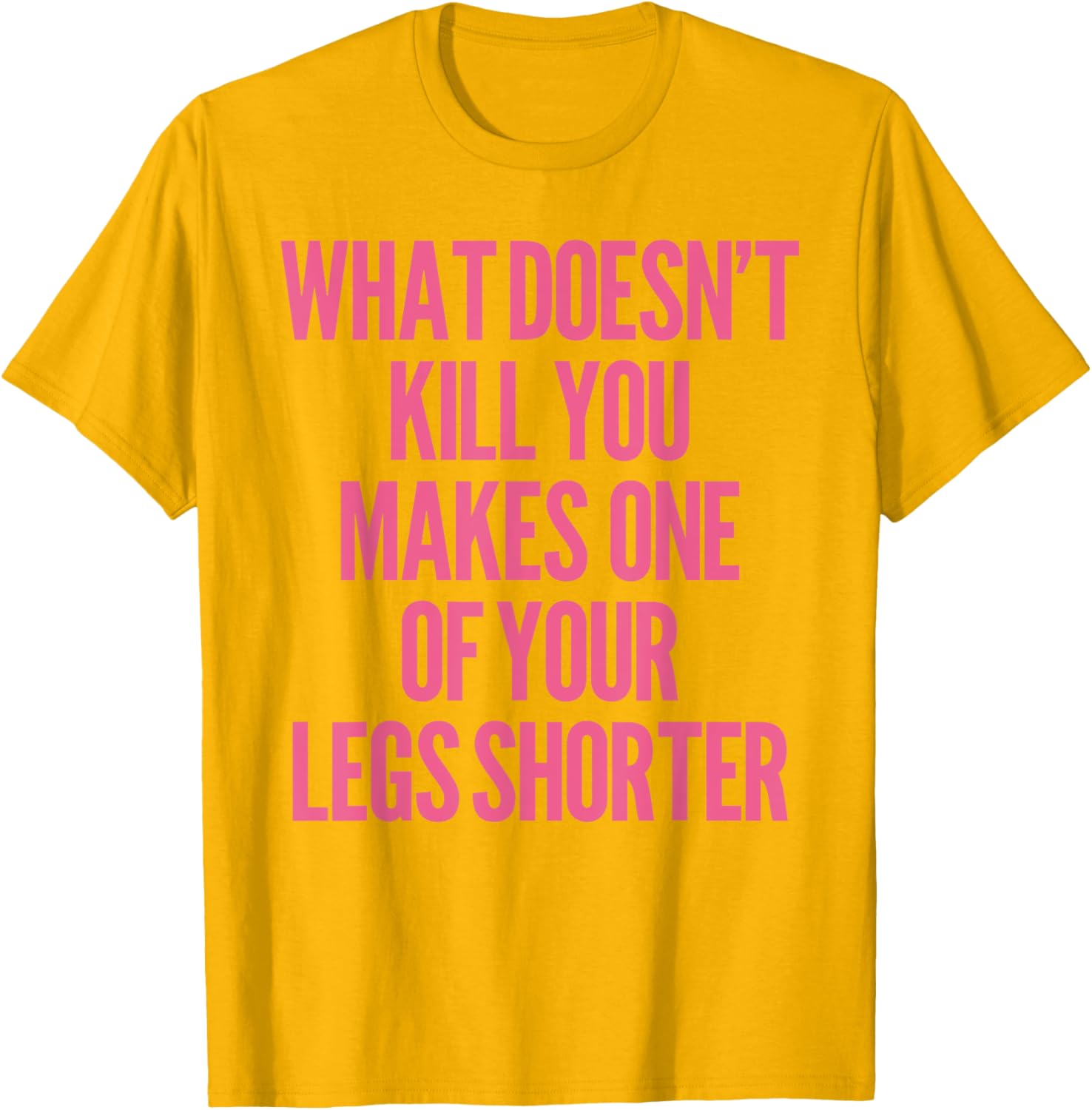 Funny Prosthetic Leg Amputee Humor T-Shirt - What Doesn't Kill You! - 26