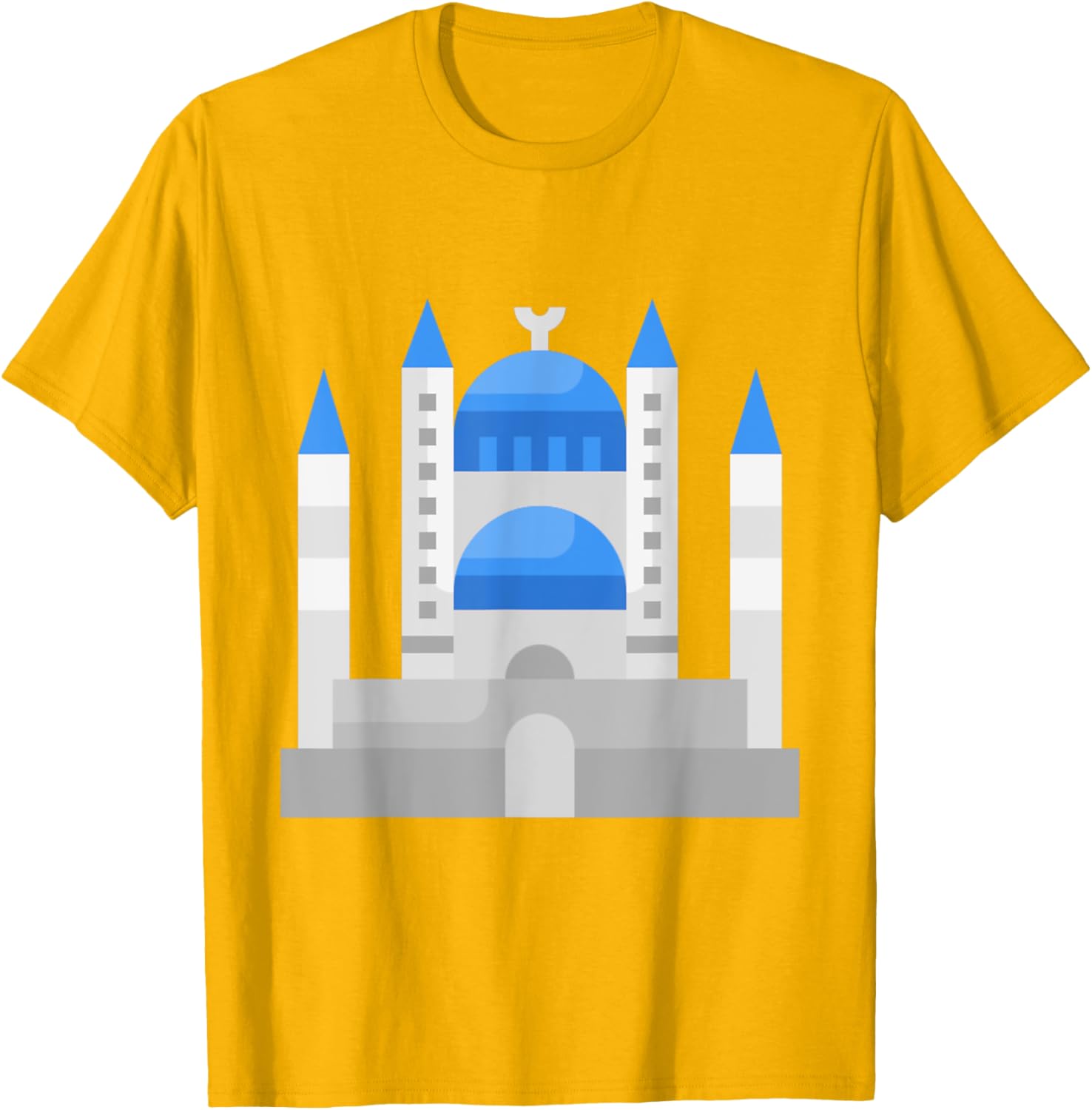 Istanbul Sultan Ahmet Blue Mosque Muslim T-Shirt for Men and Women - 25