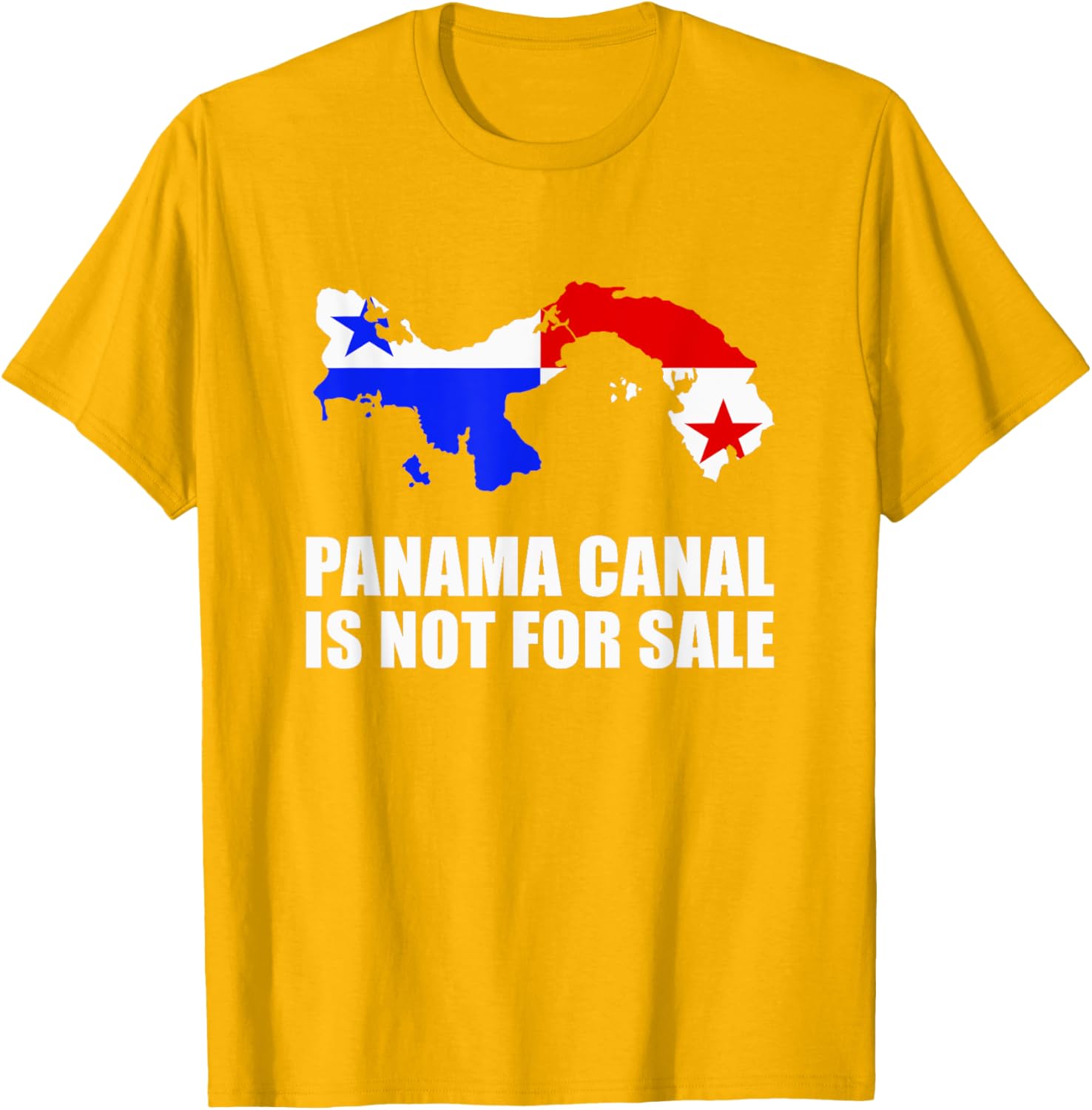 Panama Canal Not For Sale Map T-Shirt for Proud Panama and USA Fans - 4