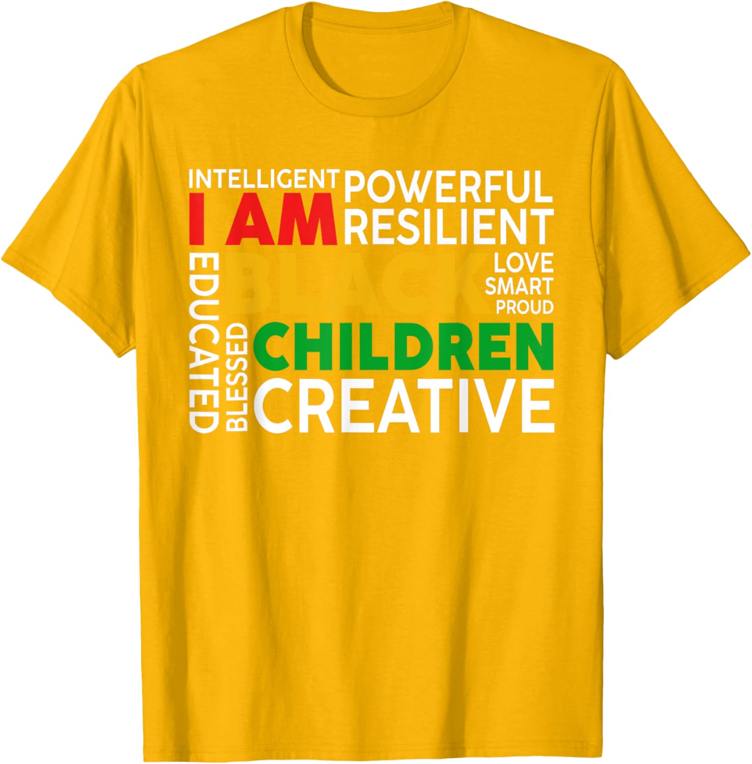 I Am Black Kids T-Shirt for Boys and Girls - Celebrate Black History Month - 10