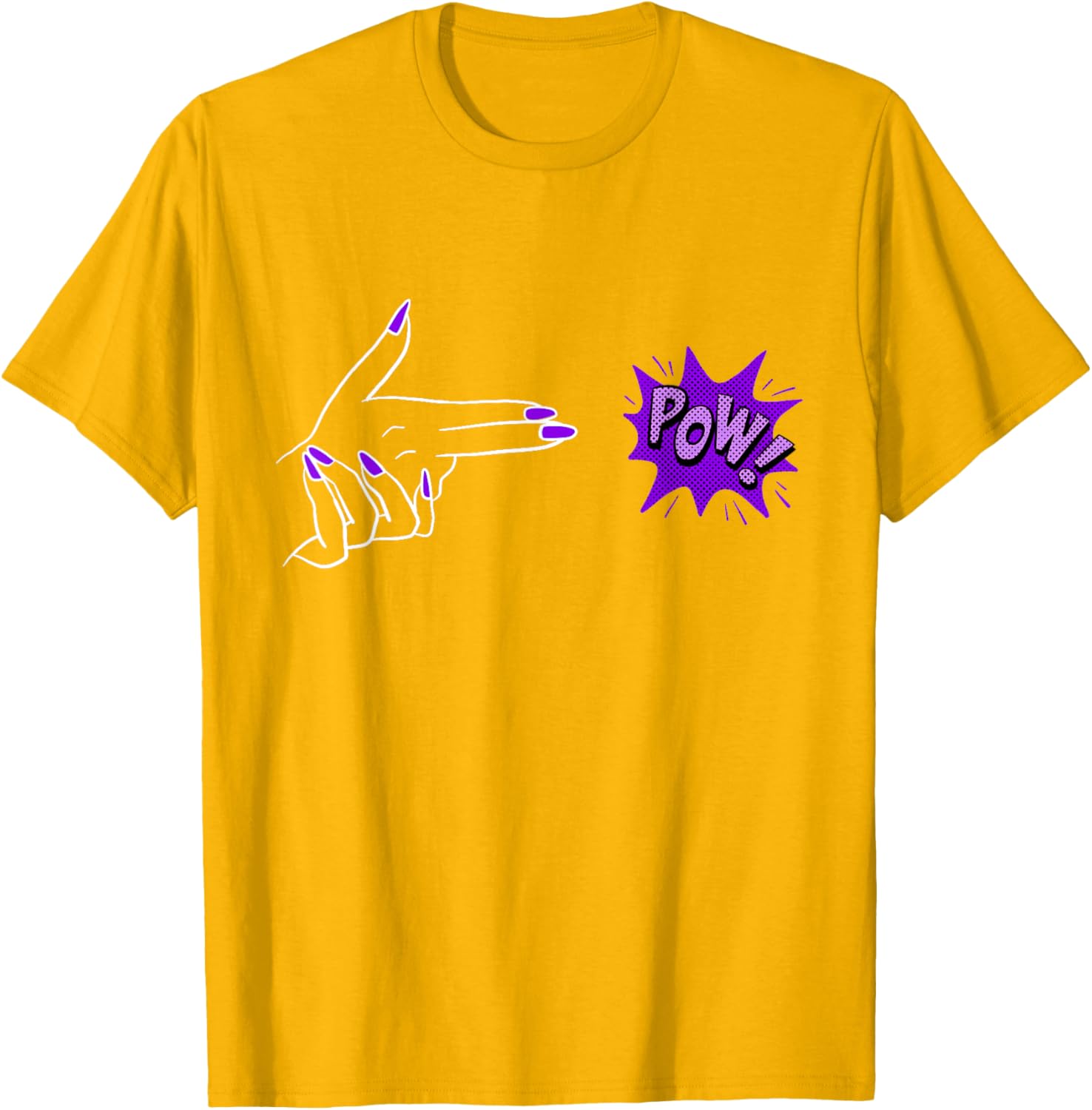 Purple Boy Bye Graphic T-Shirt for Trendy Casual Style and Comfort - 23