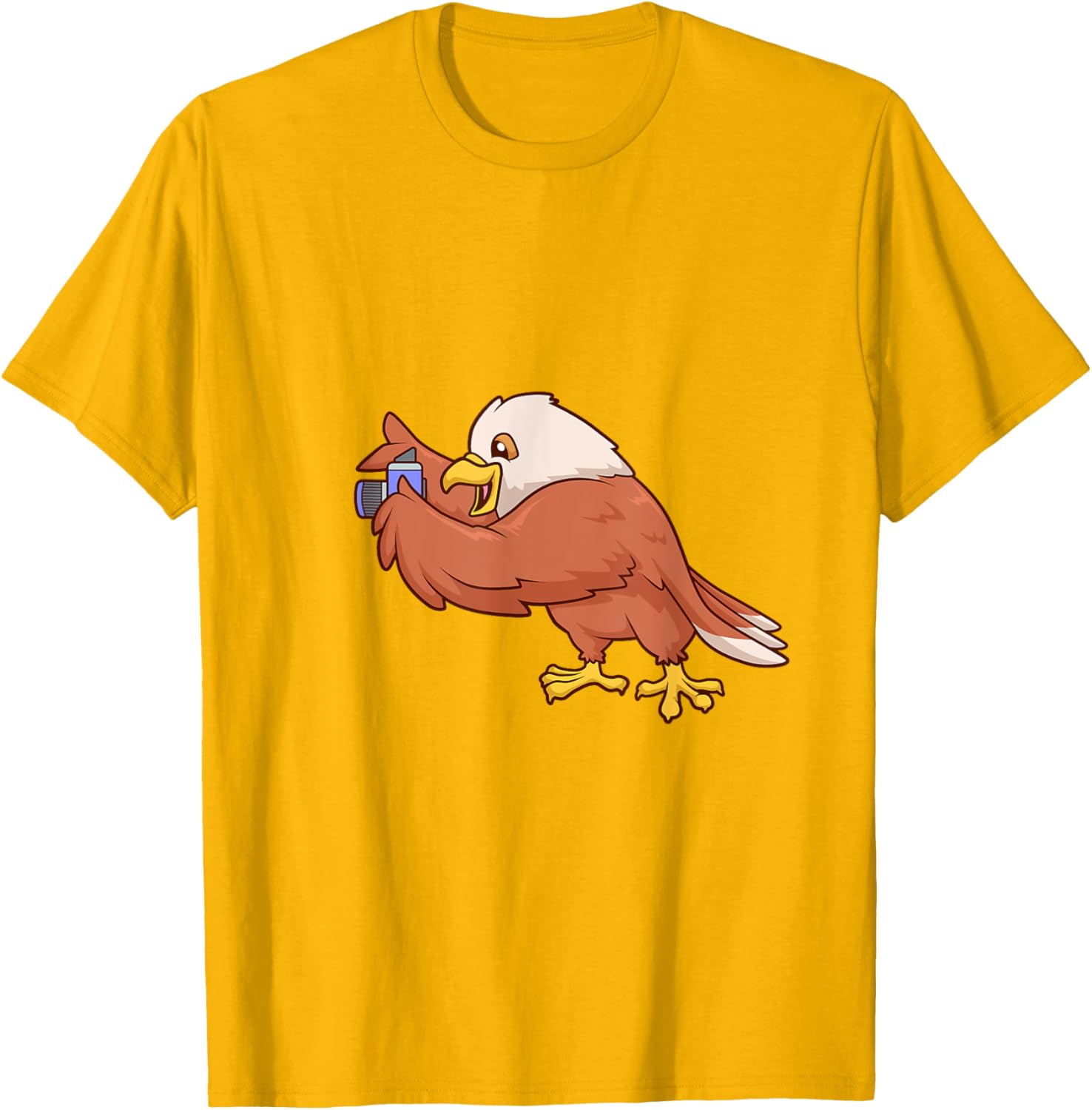 Eagle with Camera T-Shirt Perfect for Bird Lovers and Nature Enthusiasts - 6