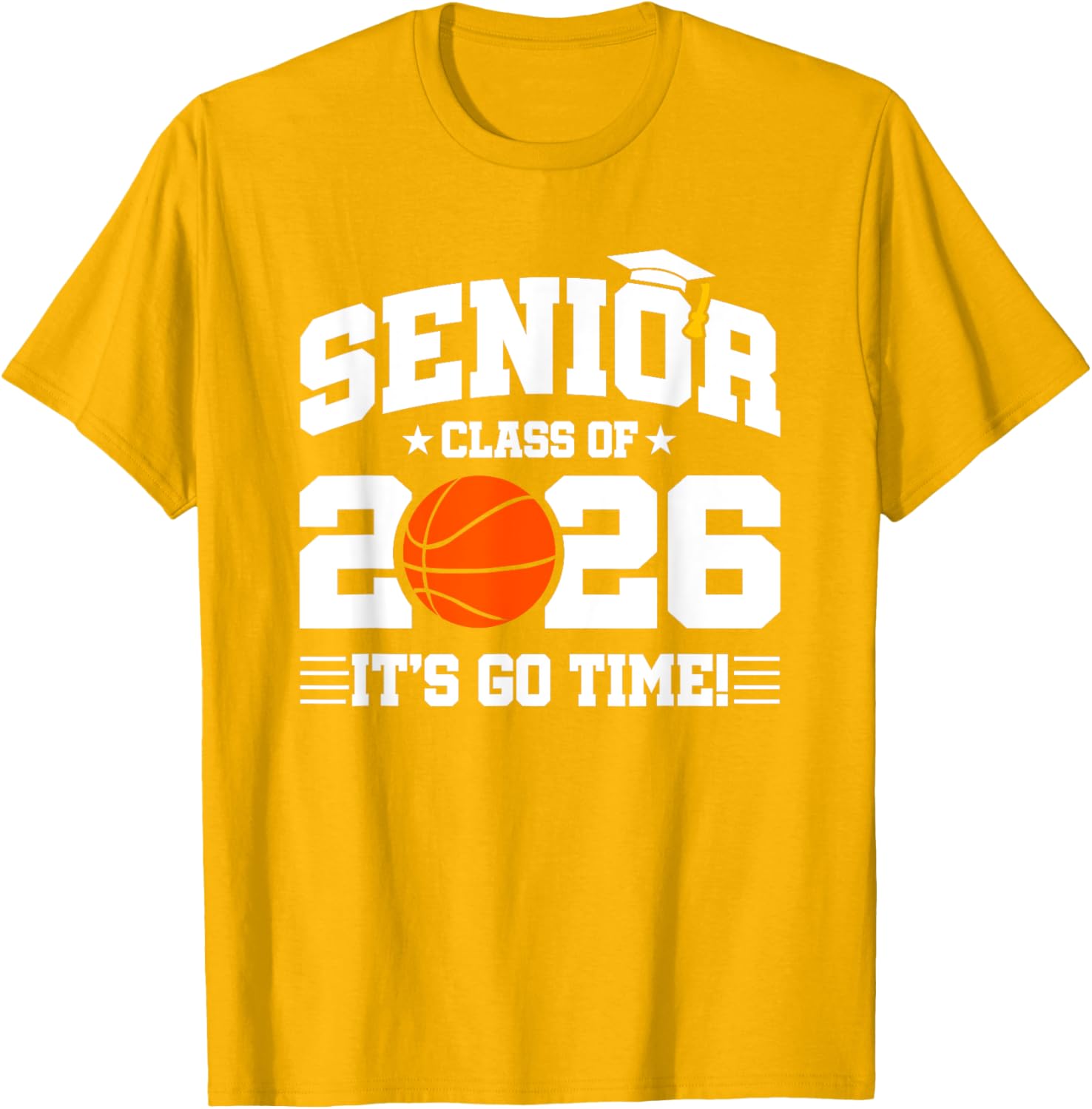 Class of 2026 Senior Year Basketball Player T-Shirt for Basketball Fans - 24