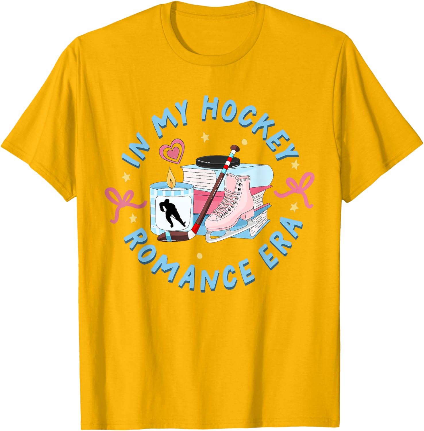 Funny Hockey Romance Reader T-Shirt for Sport Lovers and Fans - 15