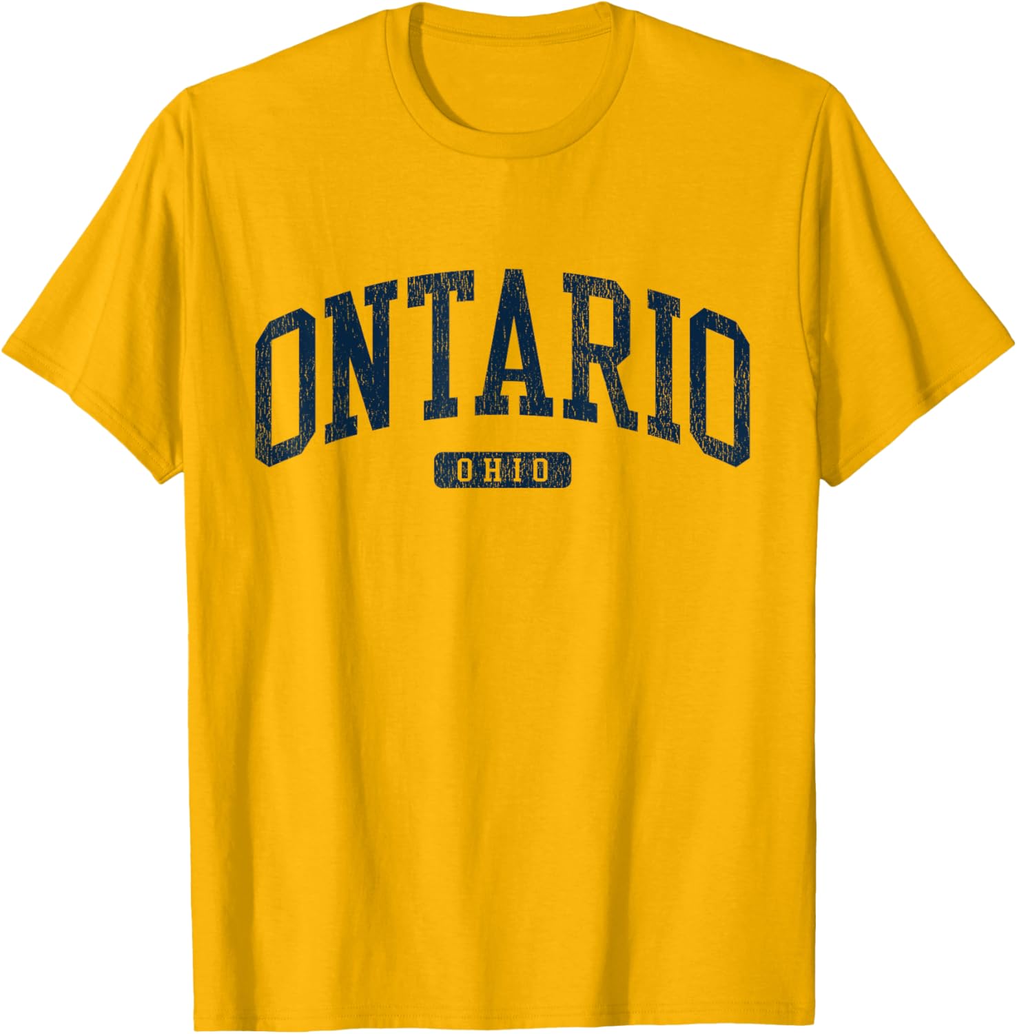 Ontario Ohio College University Style Blue T-Shirt for Proud Students - 15