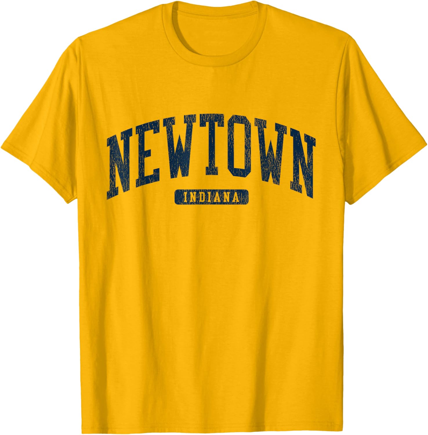 Newtown Indiana College Style Blue T-Shirt for School Spirit and Comfort - 11