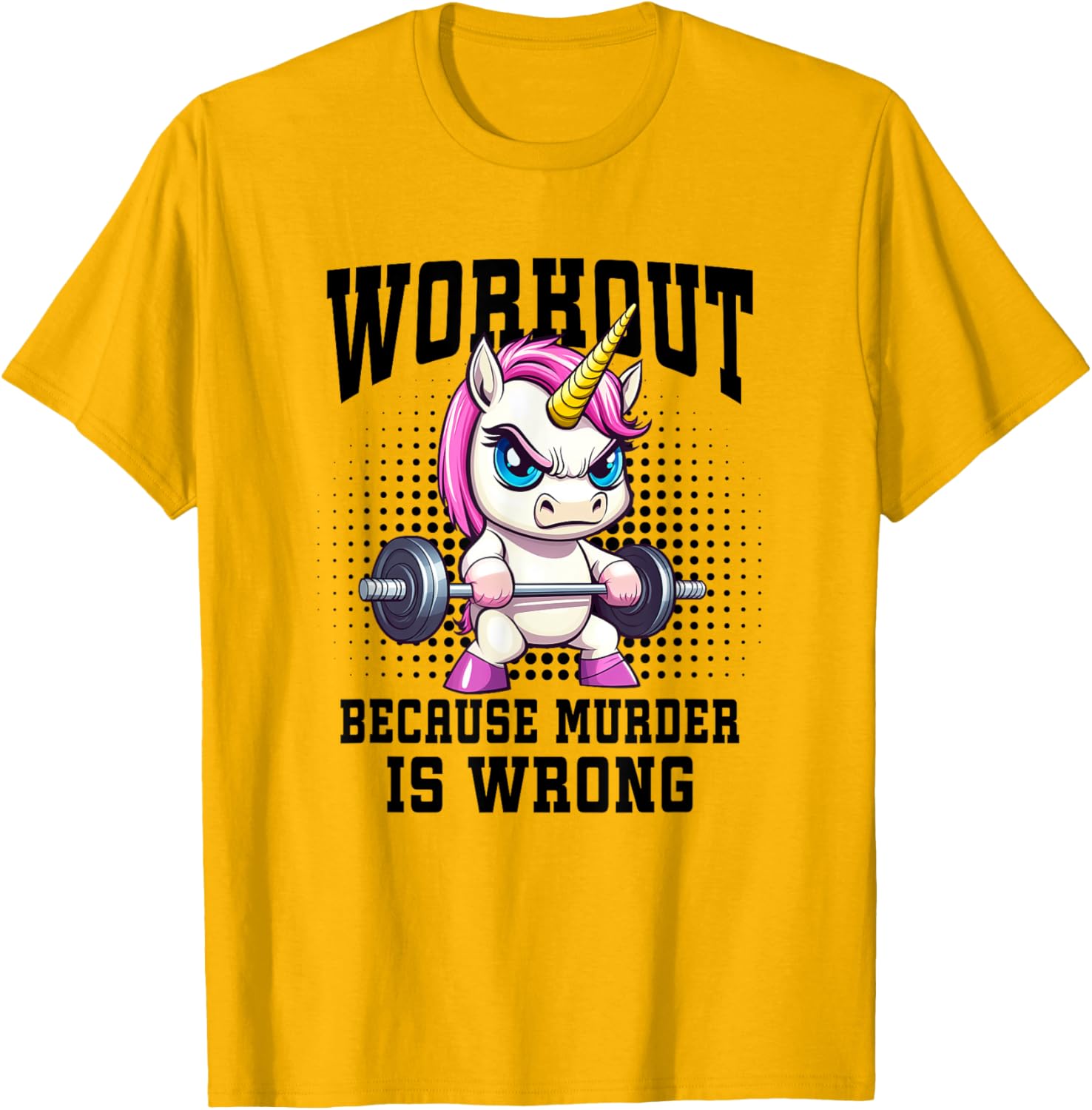 Unicorn Weightlifter T-Shirt for Bodybuilders and Gym Enthusiasts - 11