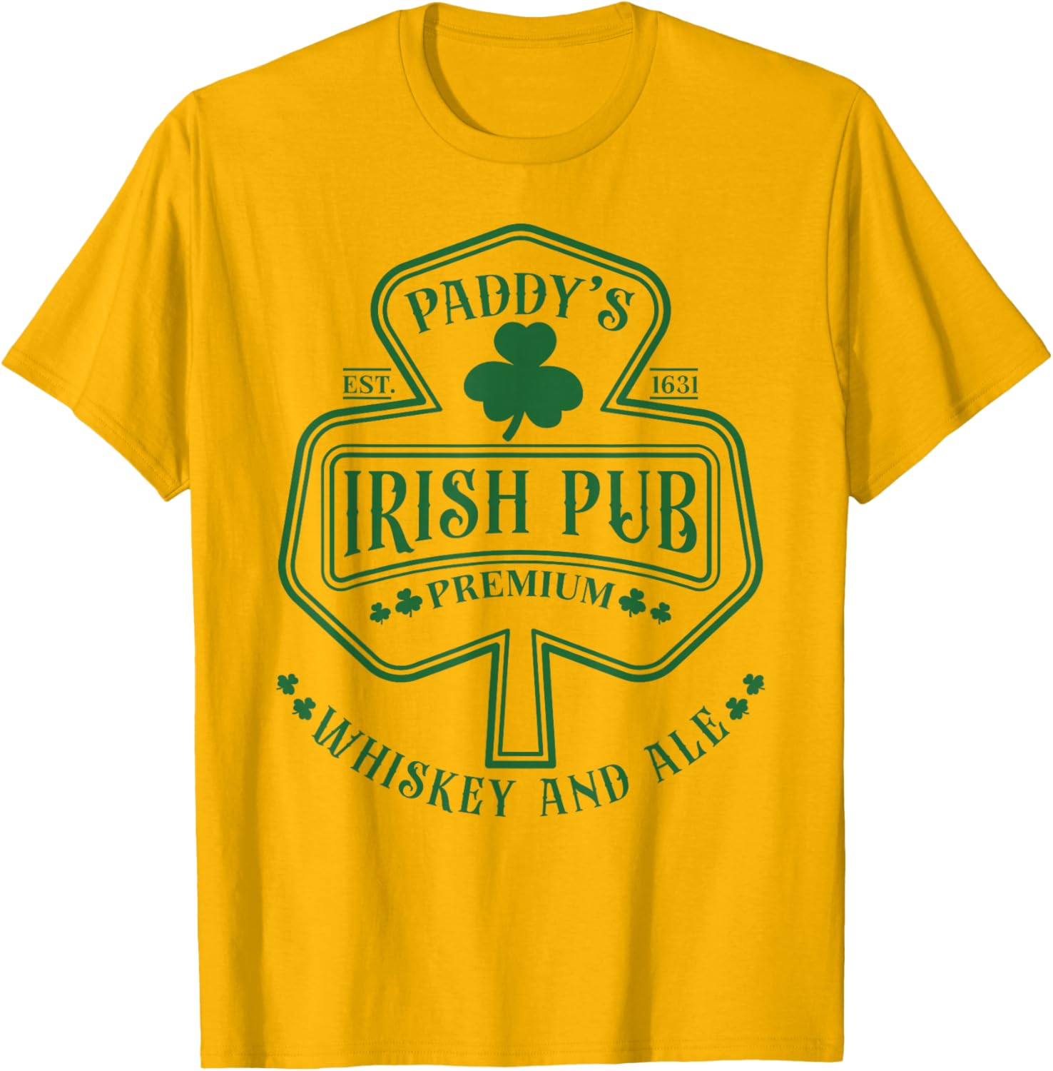 Funny St Patricks Day Irish Pub Paddy's Club Whiskey Beer T-Shirt - 7
