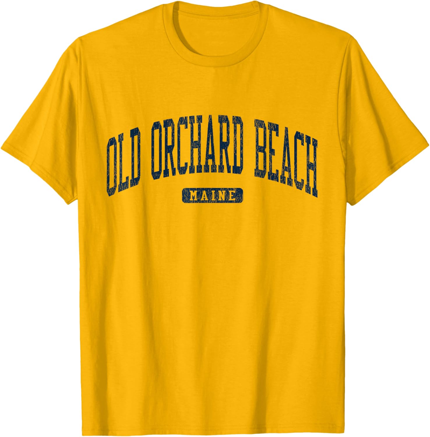 Old Orchard Beach Maine College Style Blue T-Shirt for Casual Wear - 10