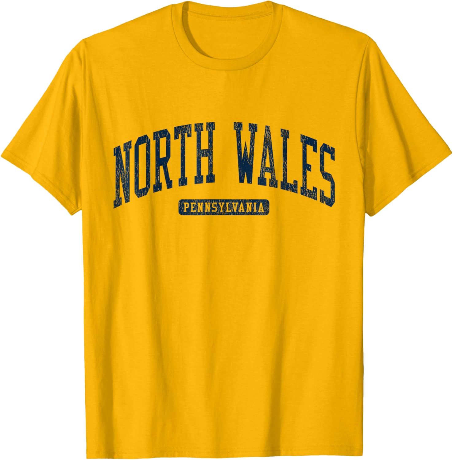 North Wales PA College University Style Blue T-Shirt for Students - 15