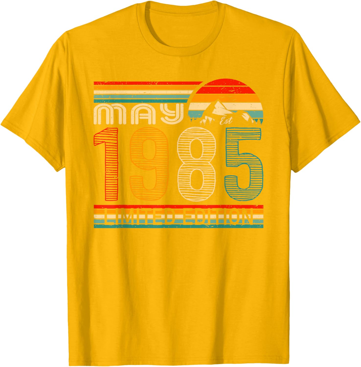 Classic 1985 Vintage Birthday T-Shirt May 1985 Limited Edition Gift - 4