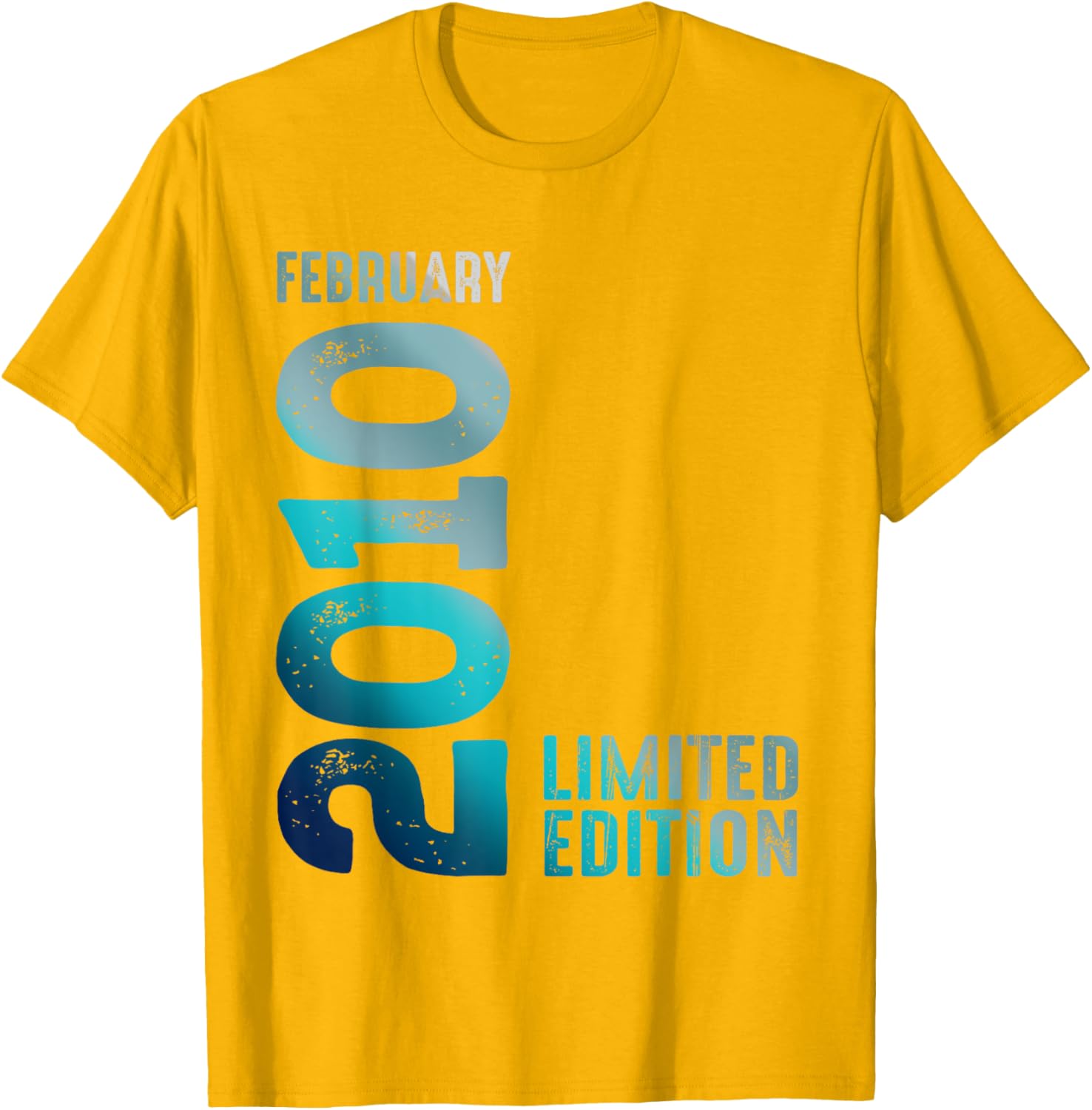 February 2010 Limited Edition Birthday T-Shirt for Unique Celebrations - 5